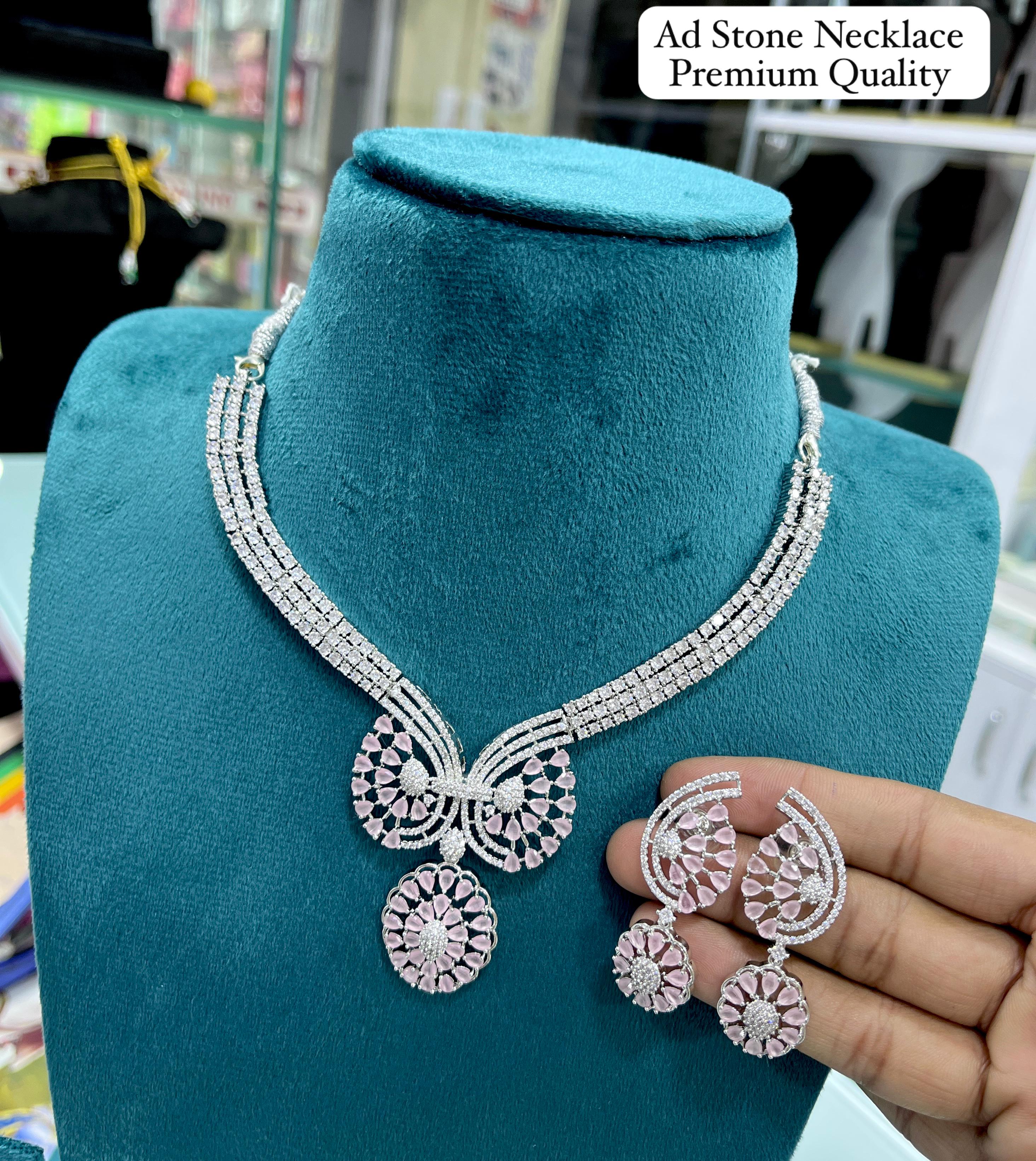 Diamond Bridal Necklace - Aloro Jewels