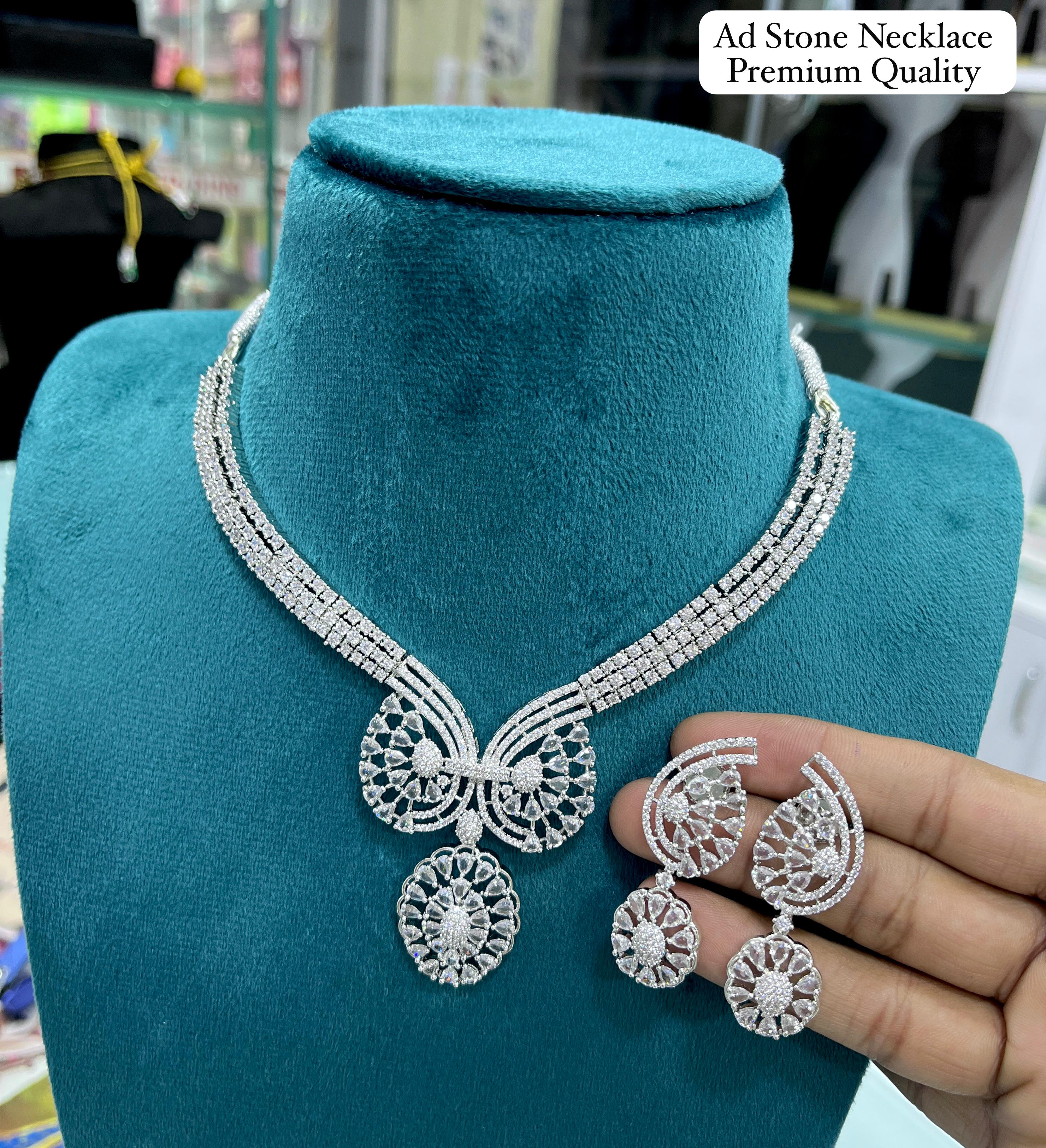 Diamond Bridal Necklace - Aloro Jewels