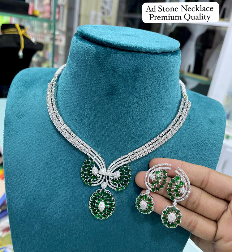Diamond Bridal Necklace - Aloro Jewels