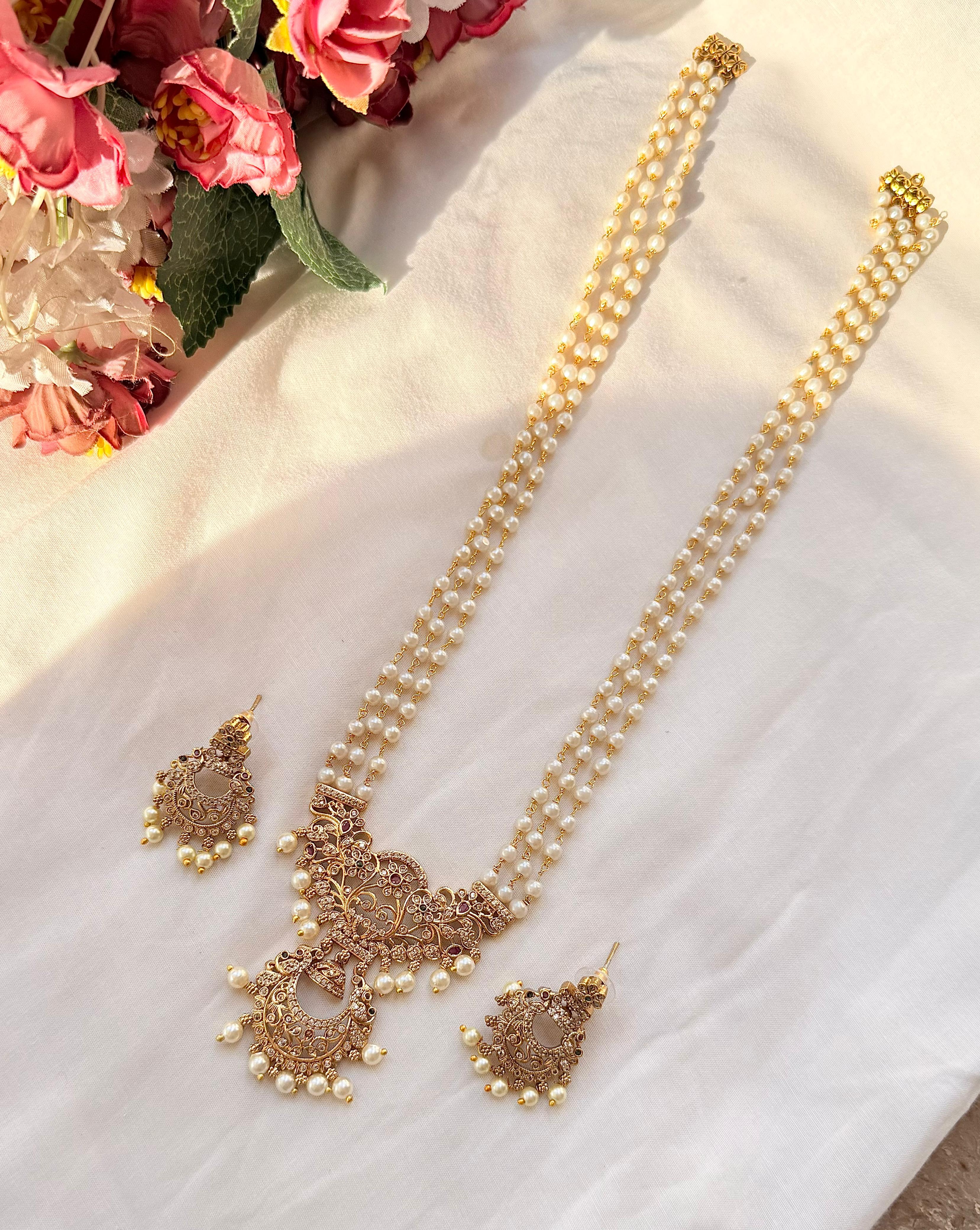 Noor Moti Haar - Aloro Jewels