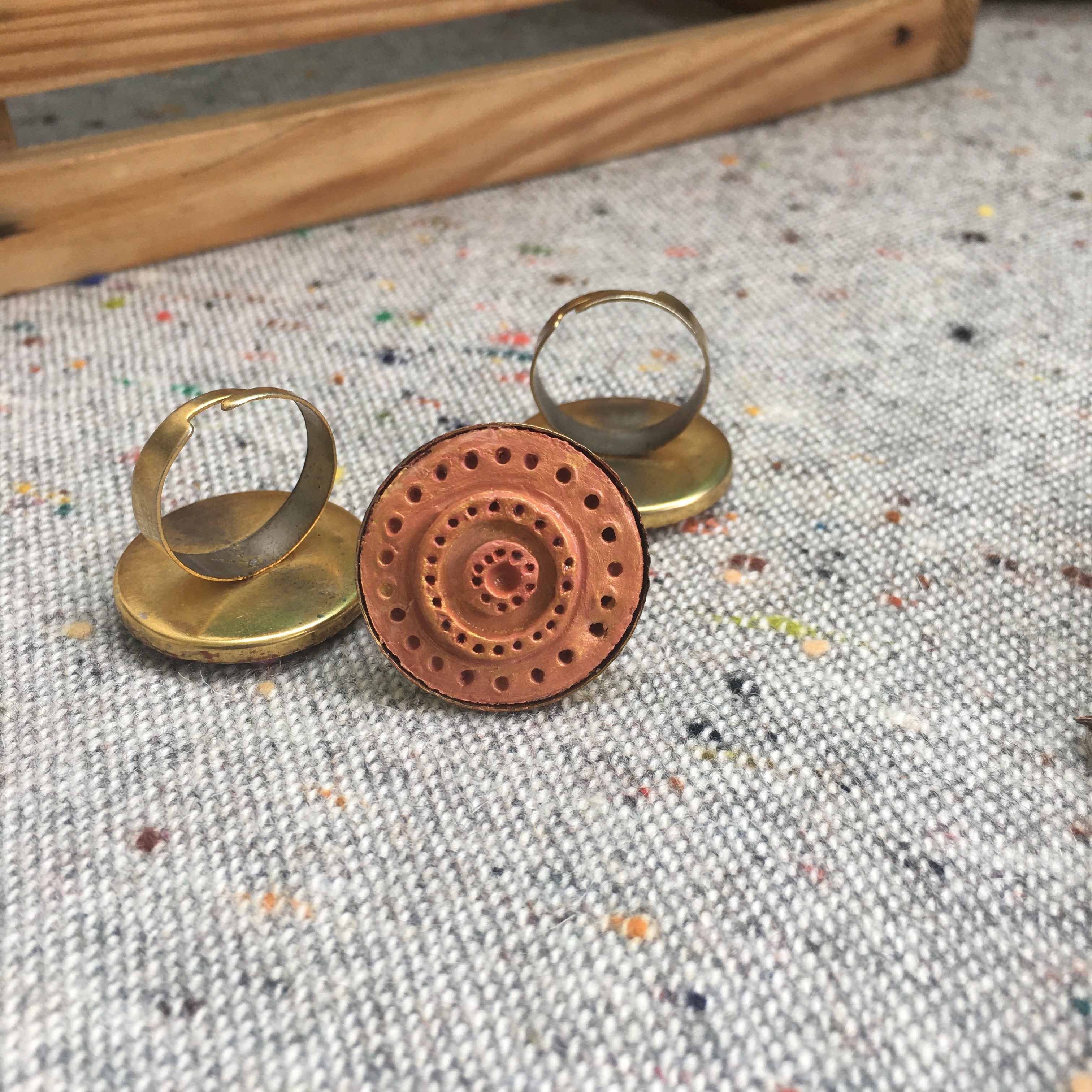 Terracota Adjustable Rings - Clay Boutique