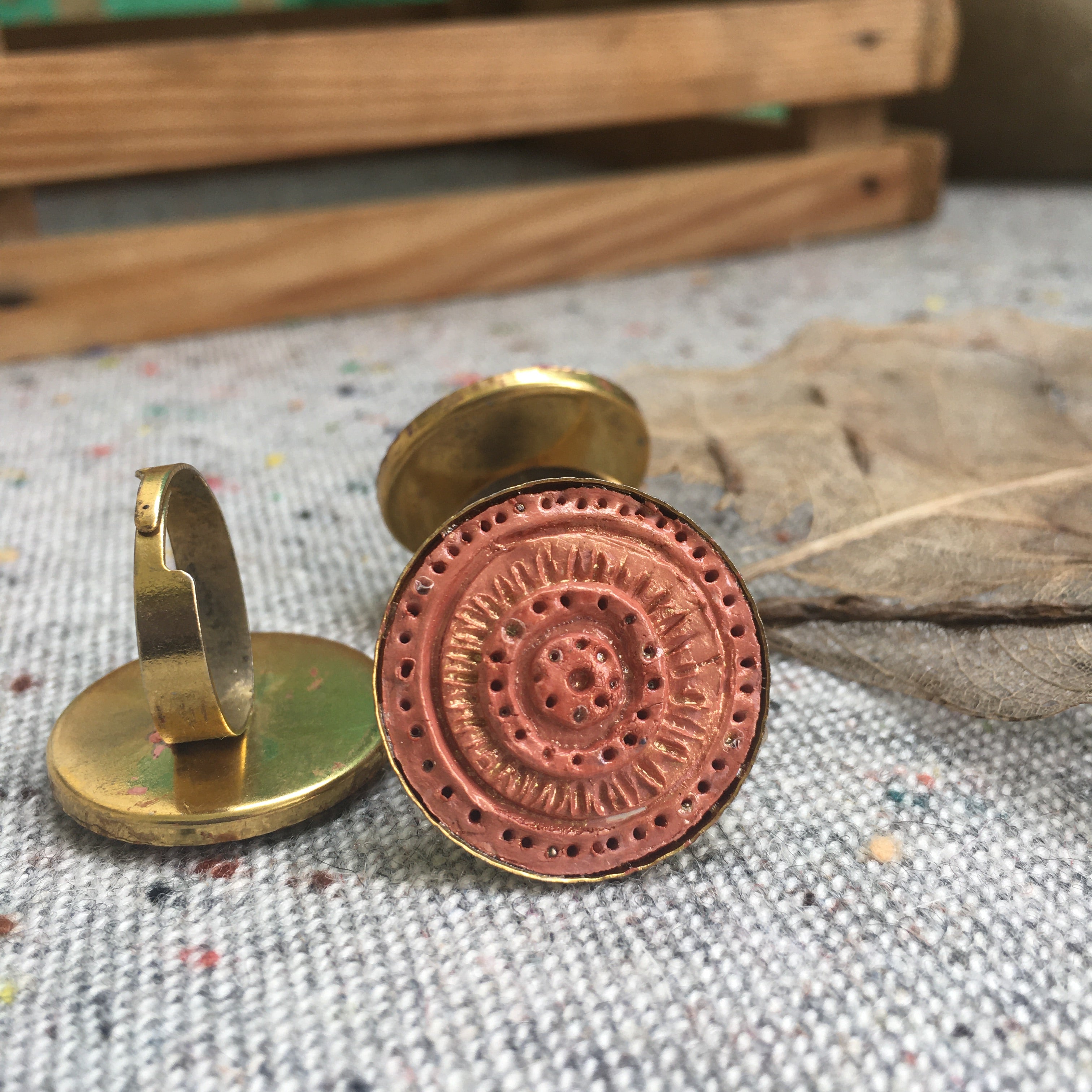 Terracota Adjustable Rings - Clay Boutique
