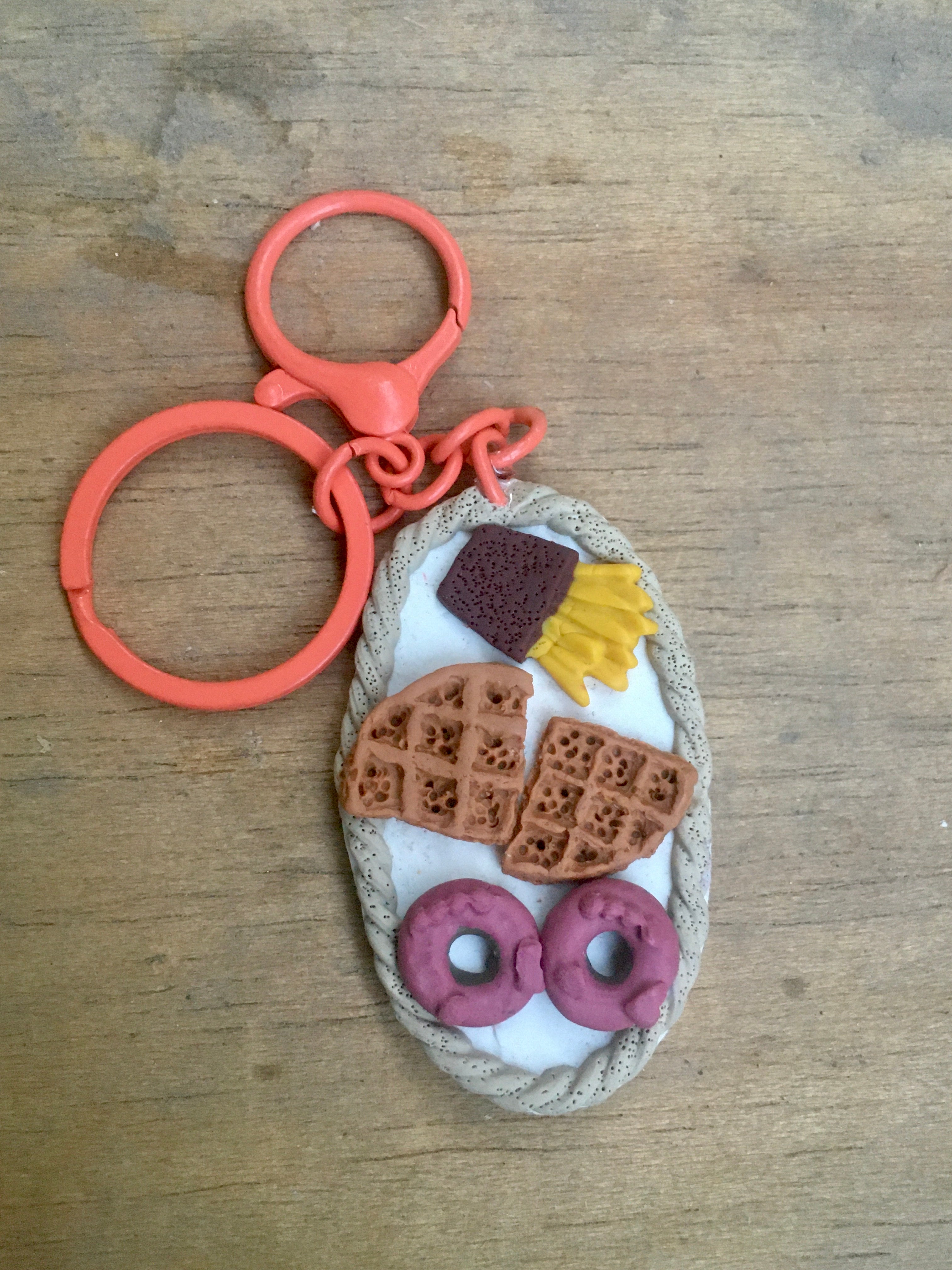 Foodie Clay Keychains - Clay Boutique