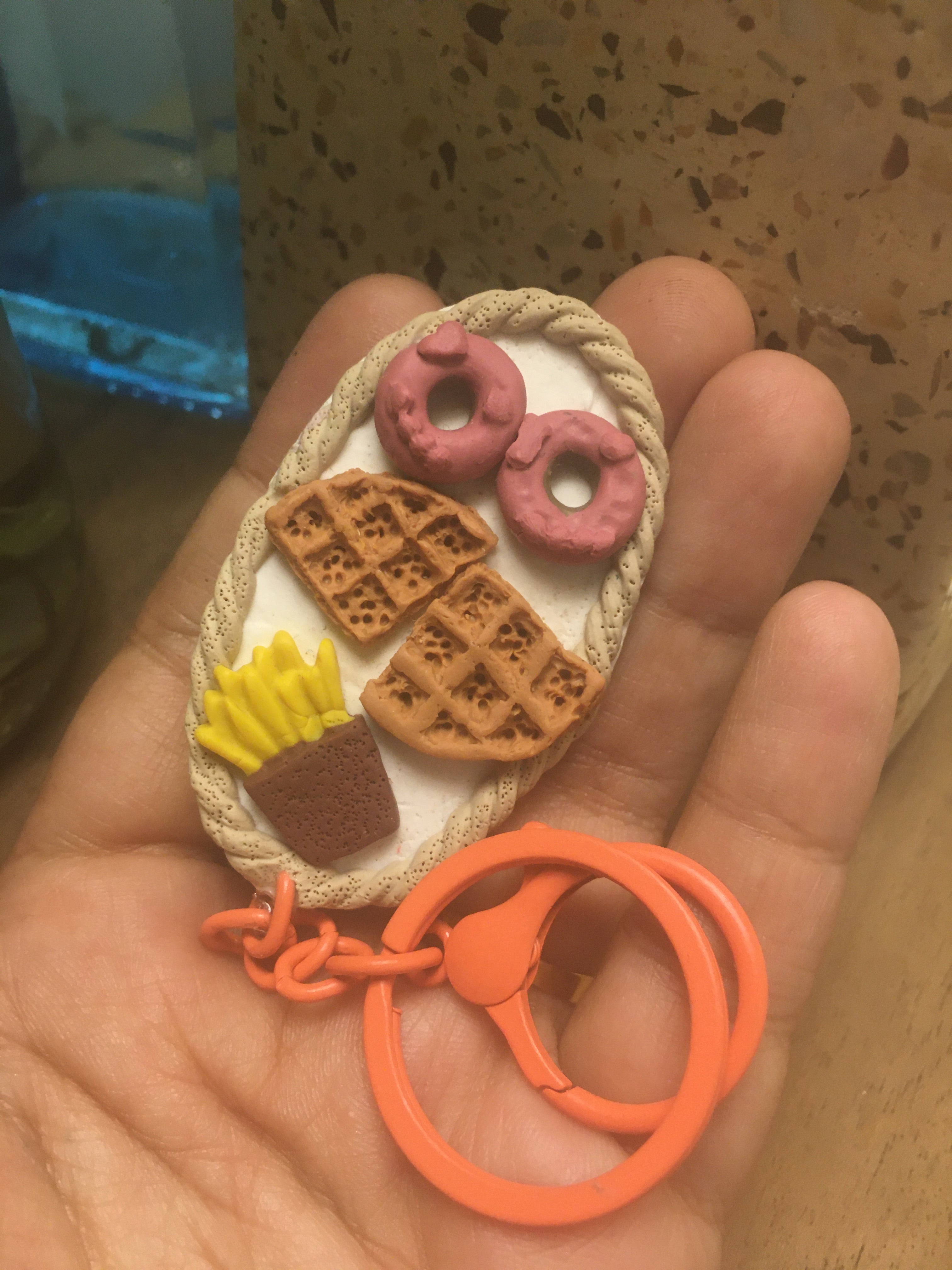 Foodie Clay Keychains - Clay Boutique