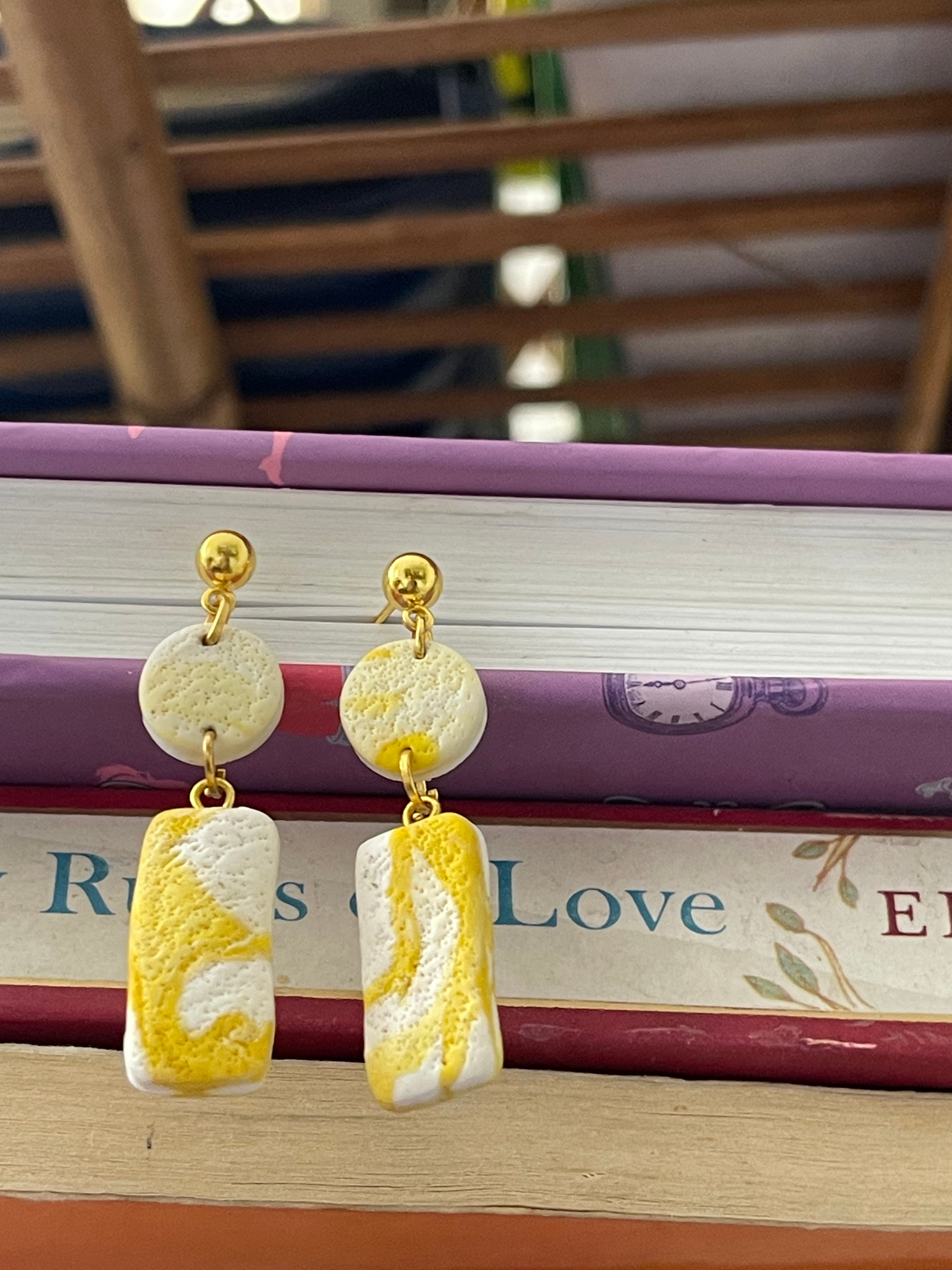 Yellow fever- earings - Clay Boutique