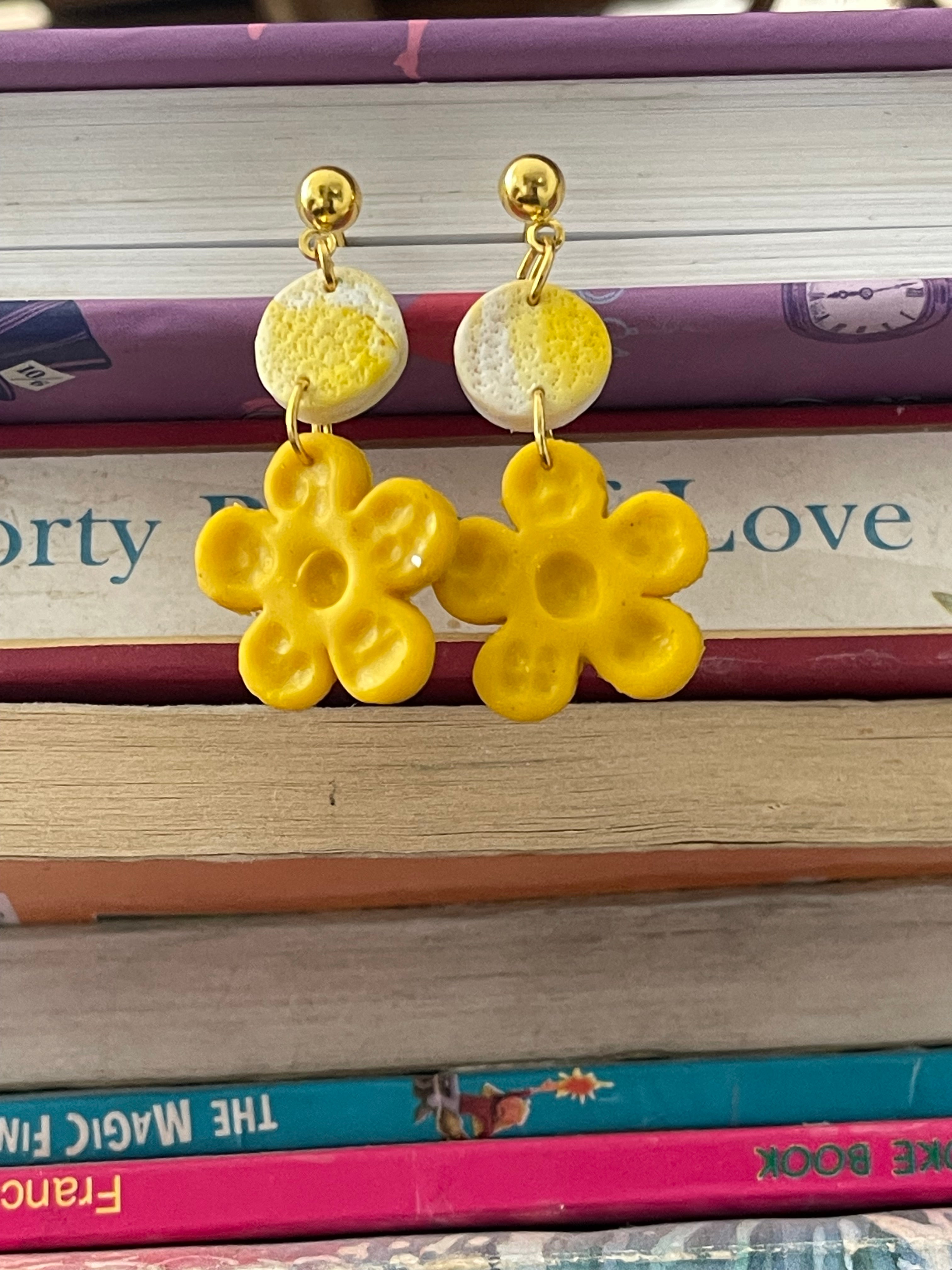 Yellow fever- earings - Clay Boutique
