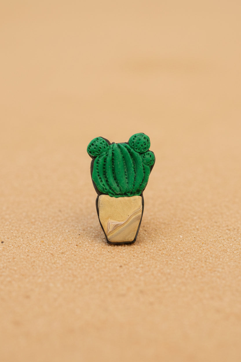 Cactus fridge magnets - Clay Boutique