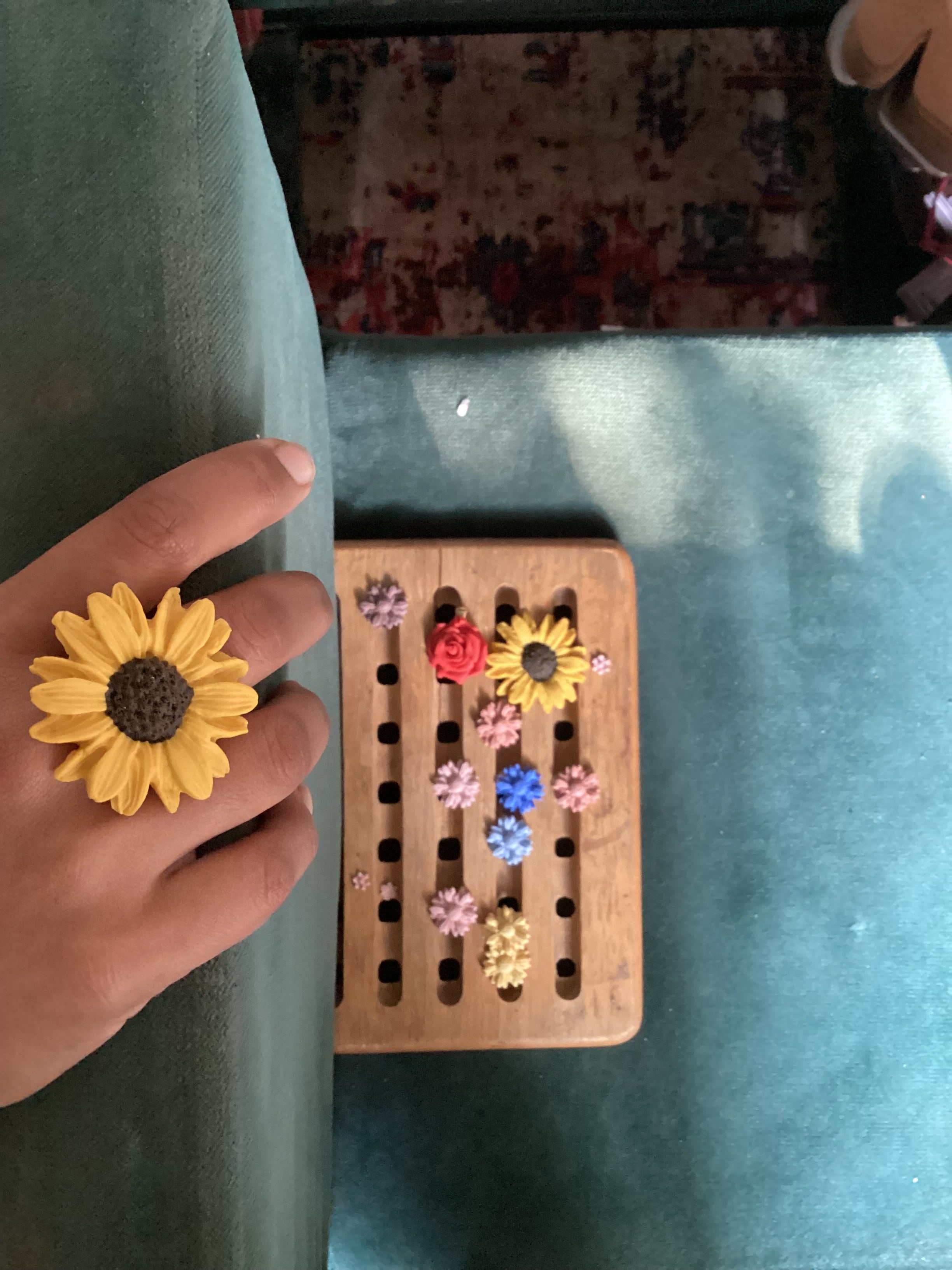 Sunflower Ring - Clay Boutique