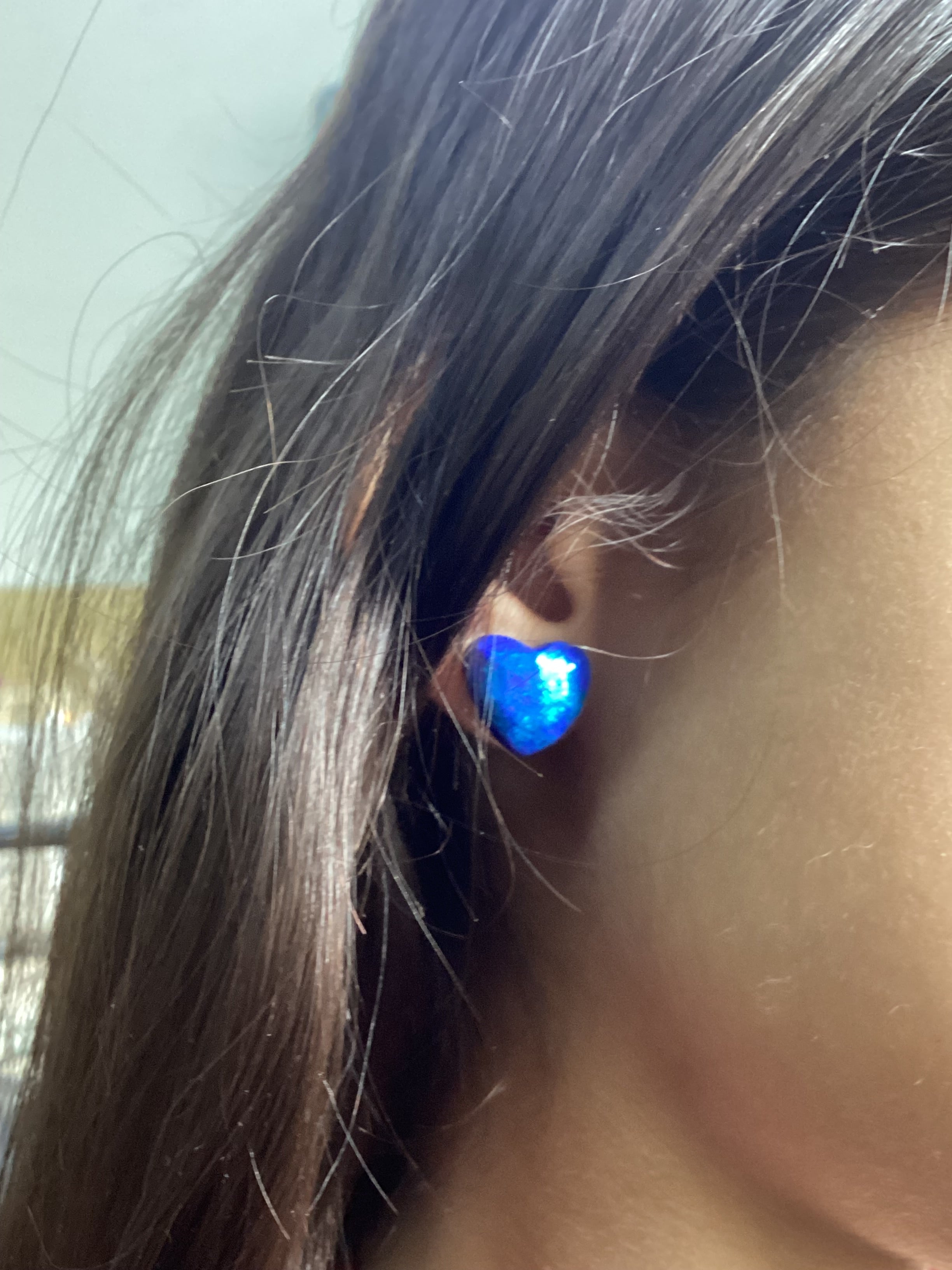 Glitter geometric studs - Clay Boutique