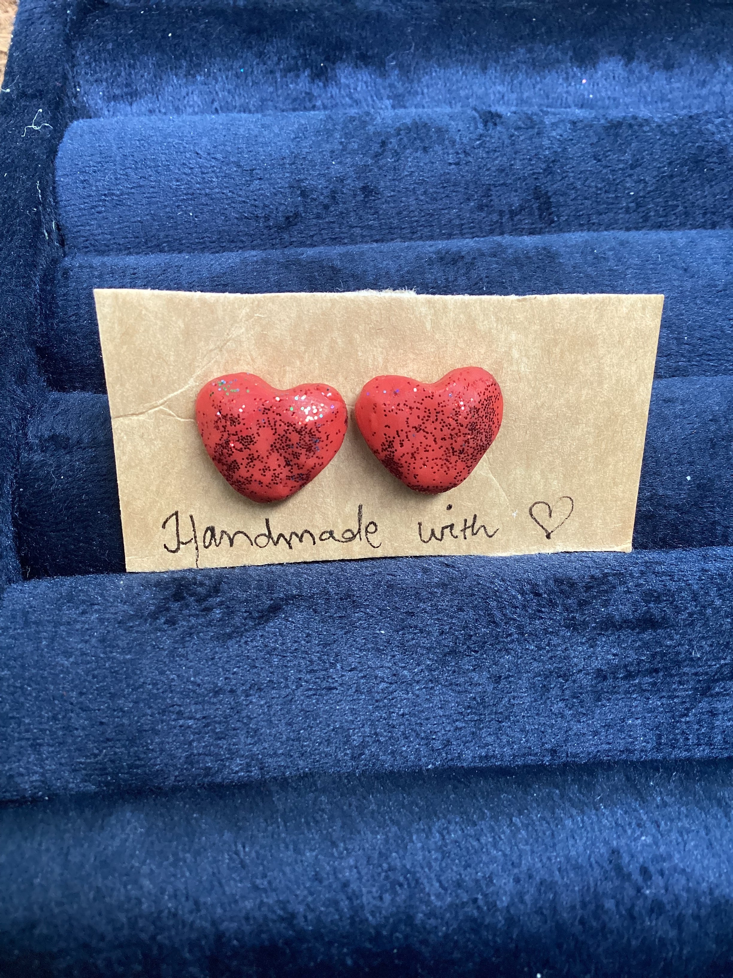 Glitter geometric studs - Clay Boutique