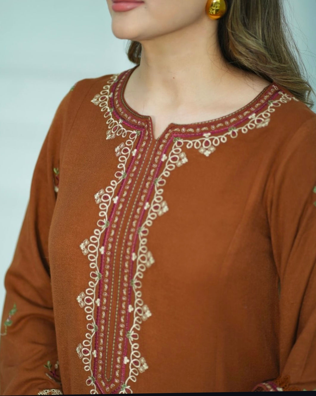 Chiku Embroidery 3Pcs - Tawakal Closet