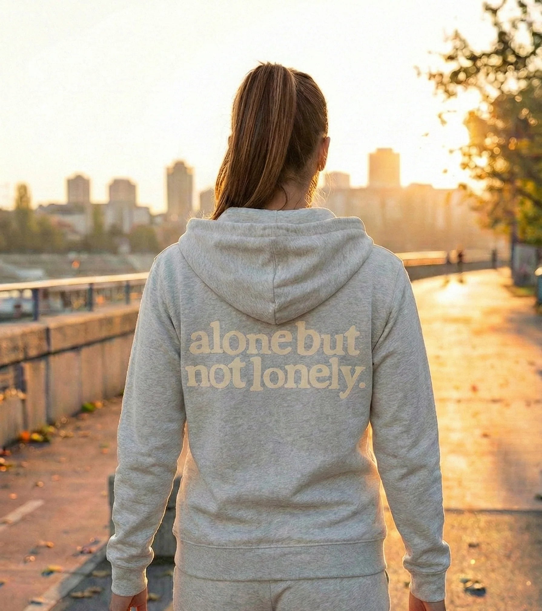 Alone But Not Lonely Hoodie | 100% Premium Cotton