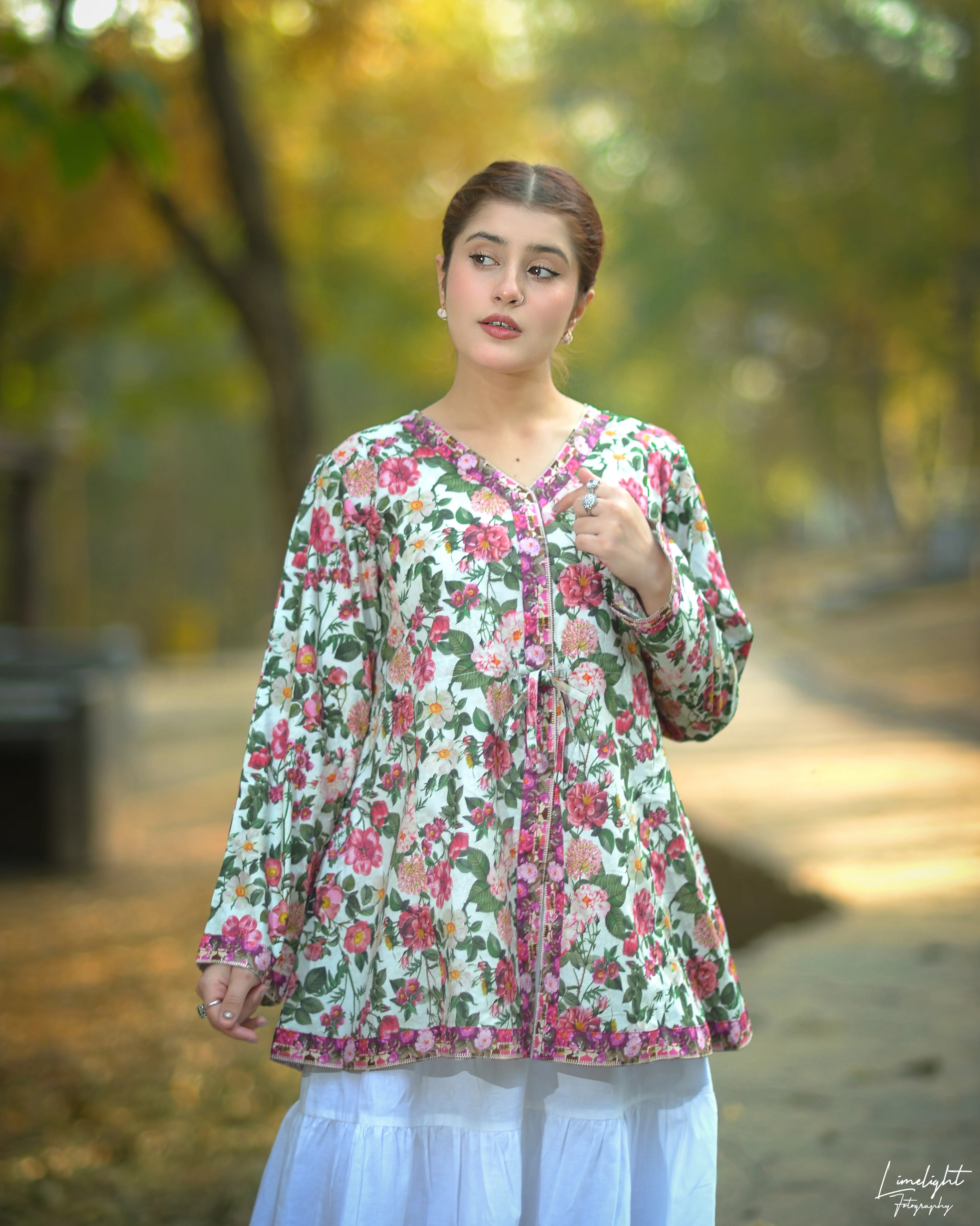Printed Cotton Shirt  for Women – Floral Everyday Wear