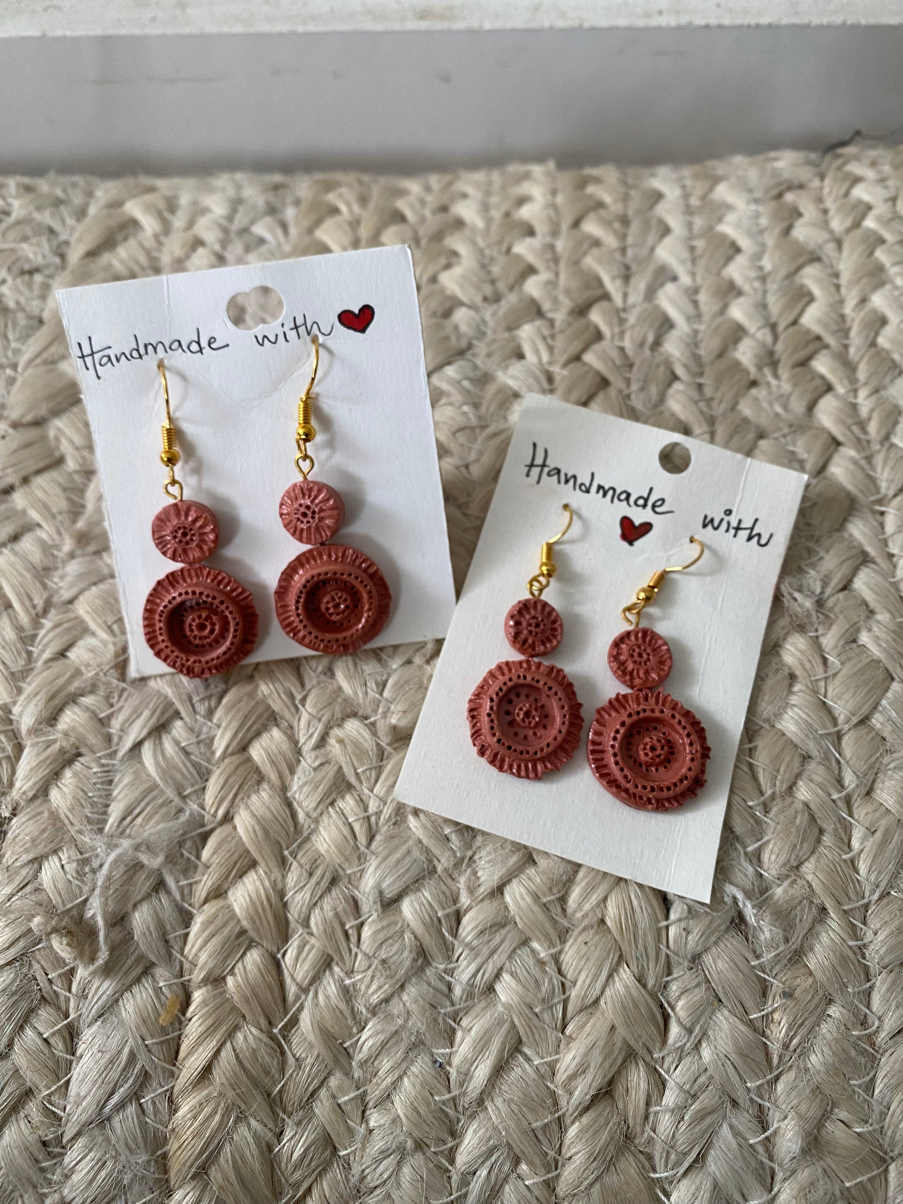 Terracota Earings - Clay Boutique