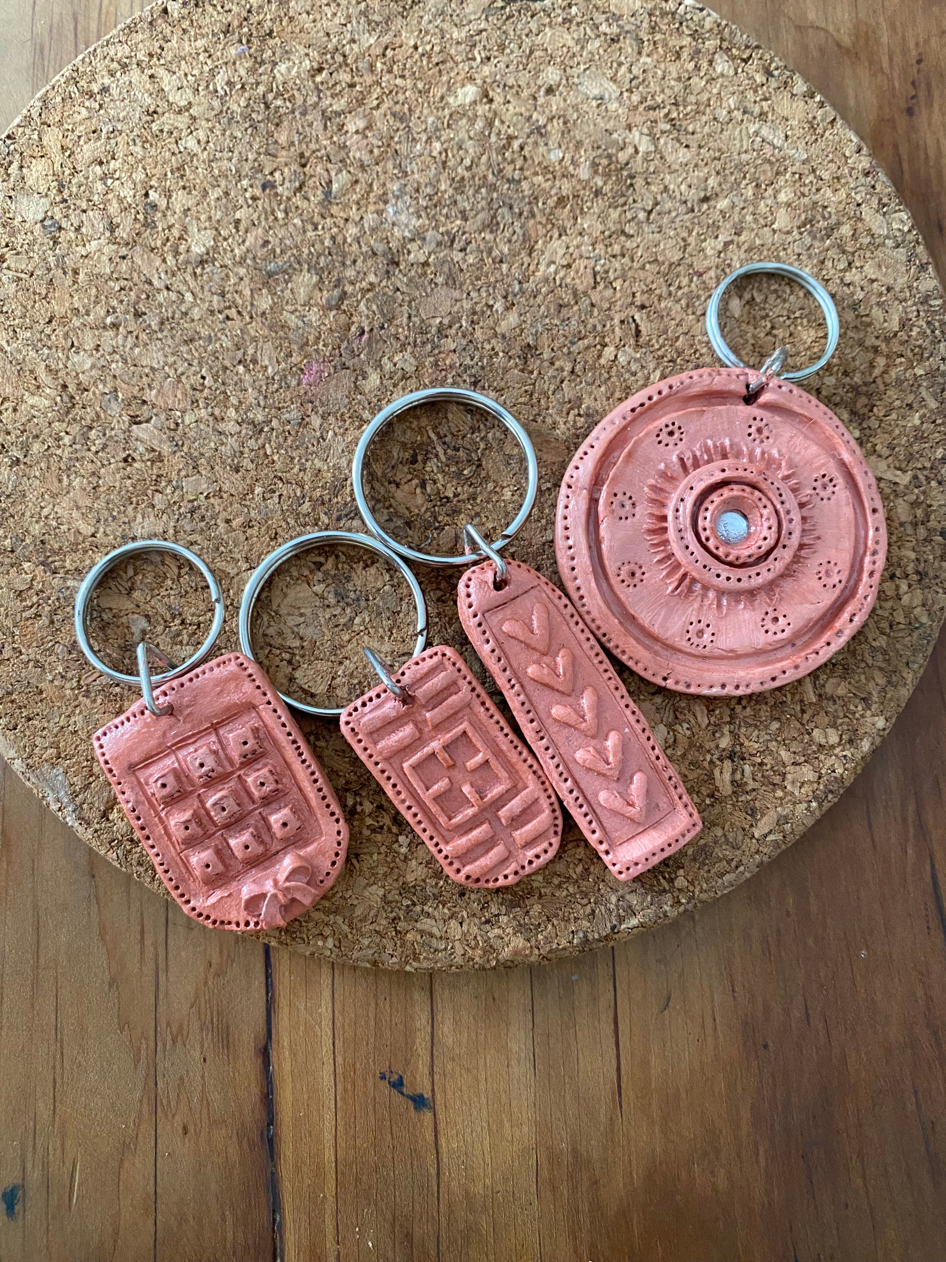 Terracota keychains - Clay Boutique