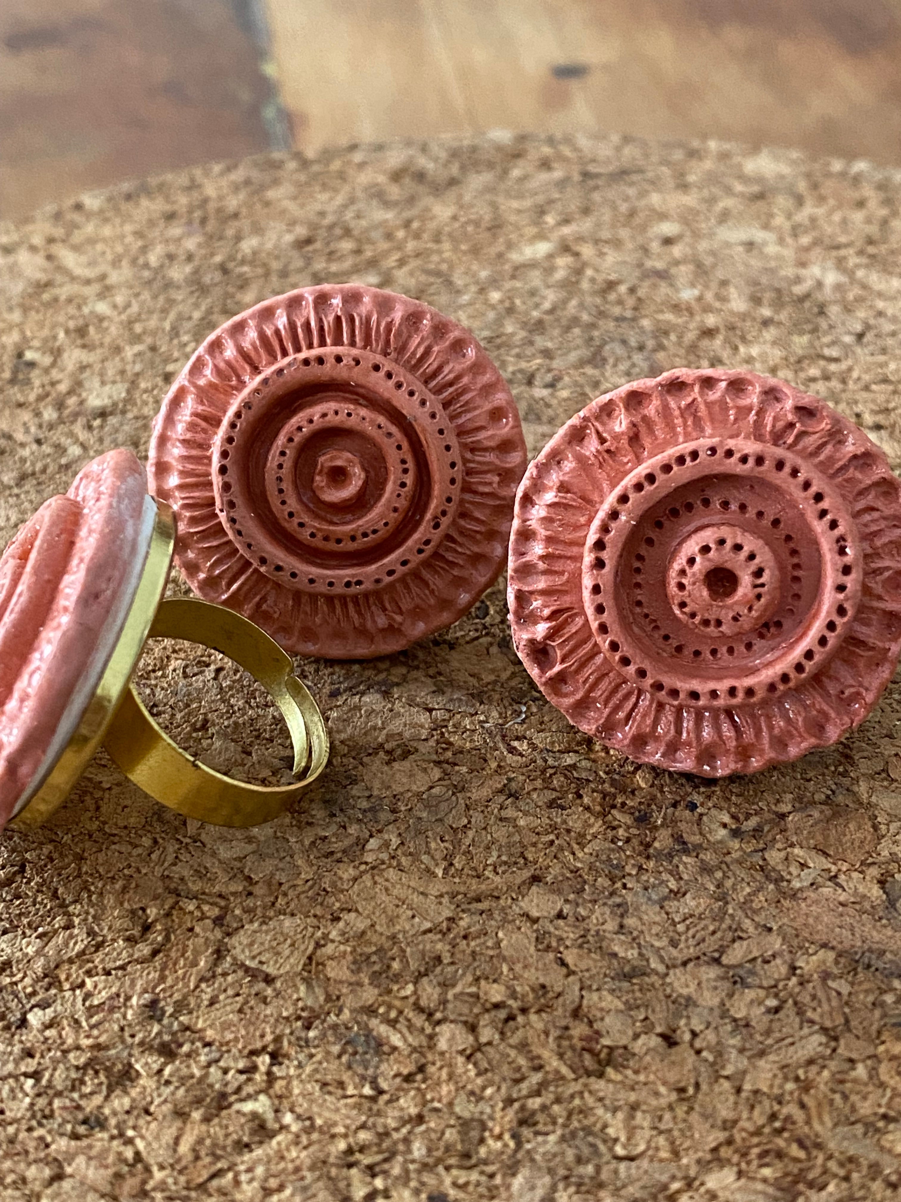Terracota Adjustable Rings - Clay Boutique