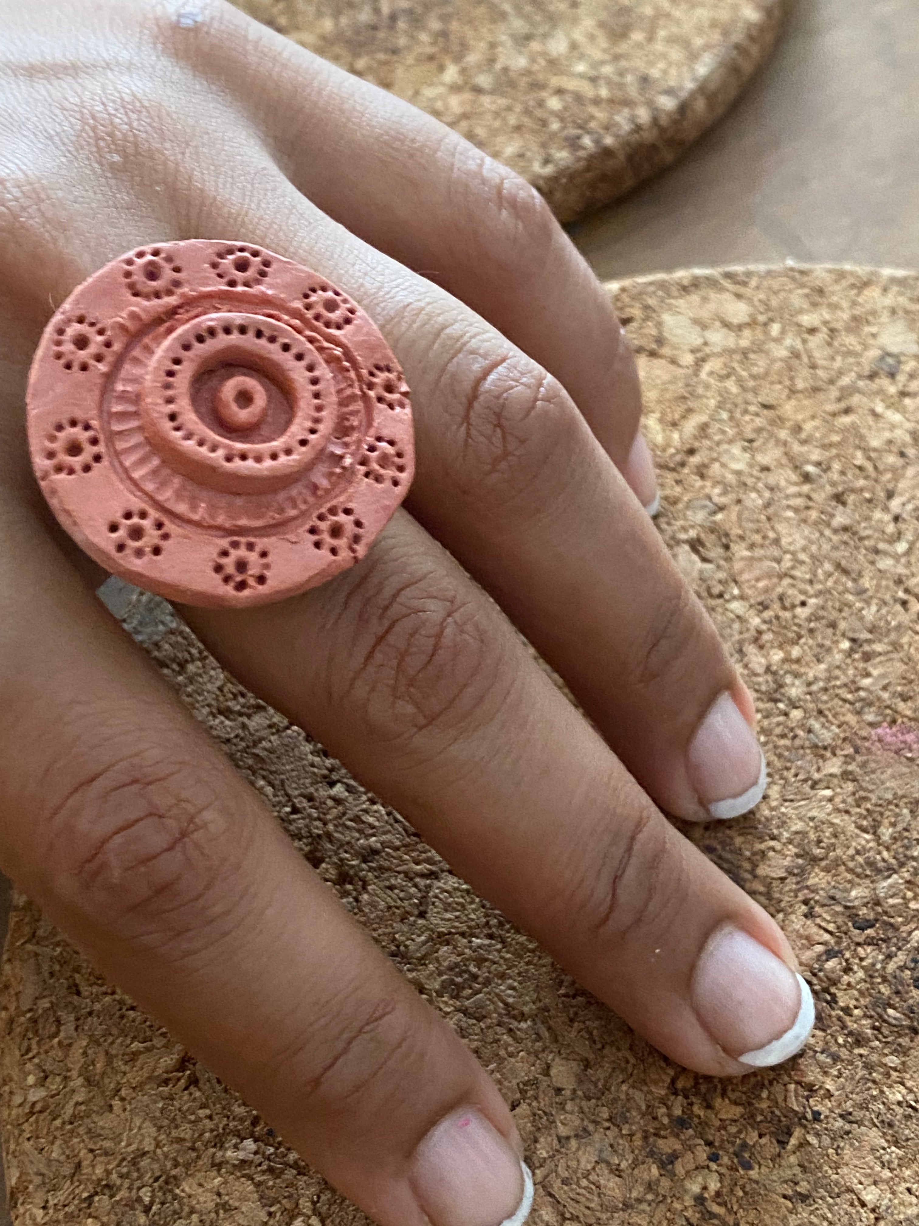 Terracota Adjustable Rings - Clay Boutique