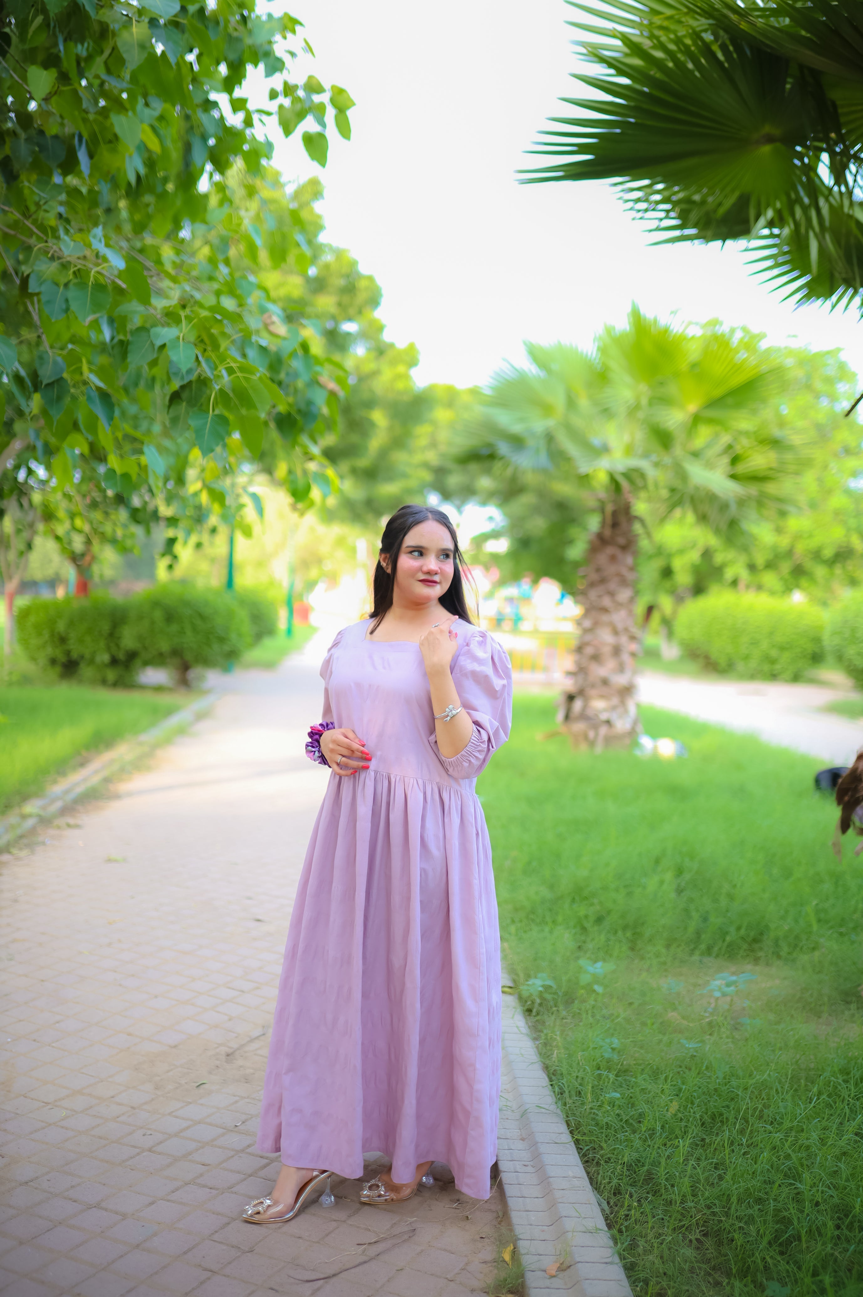 Seer Sucker Cotton Women Dress – Elegant & Comfortable