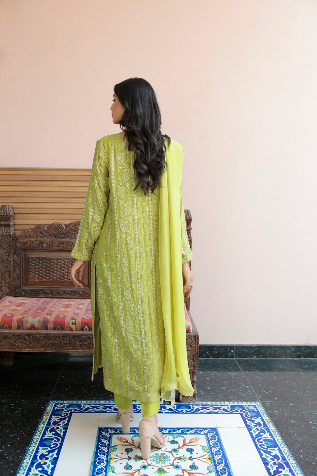 Estelle 3 Piece Stitched - Javeria Zoa