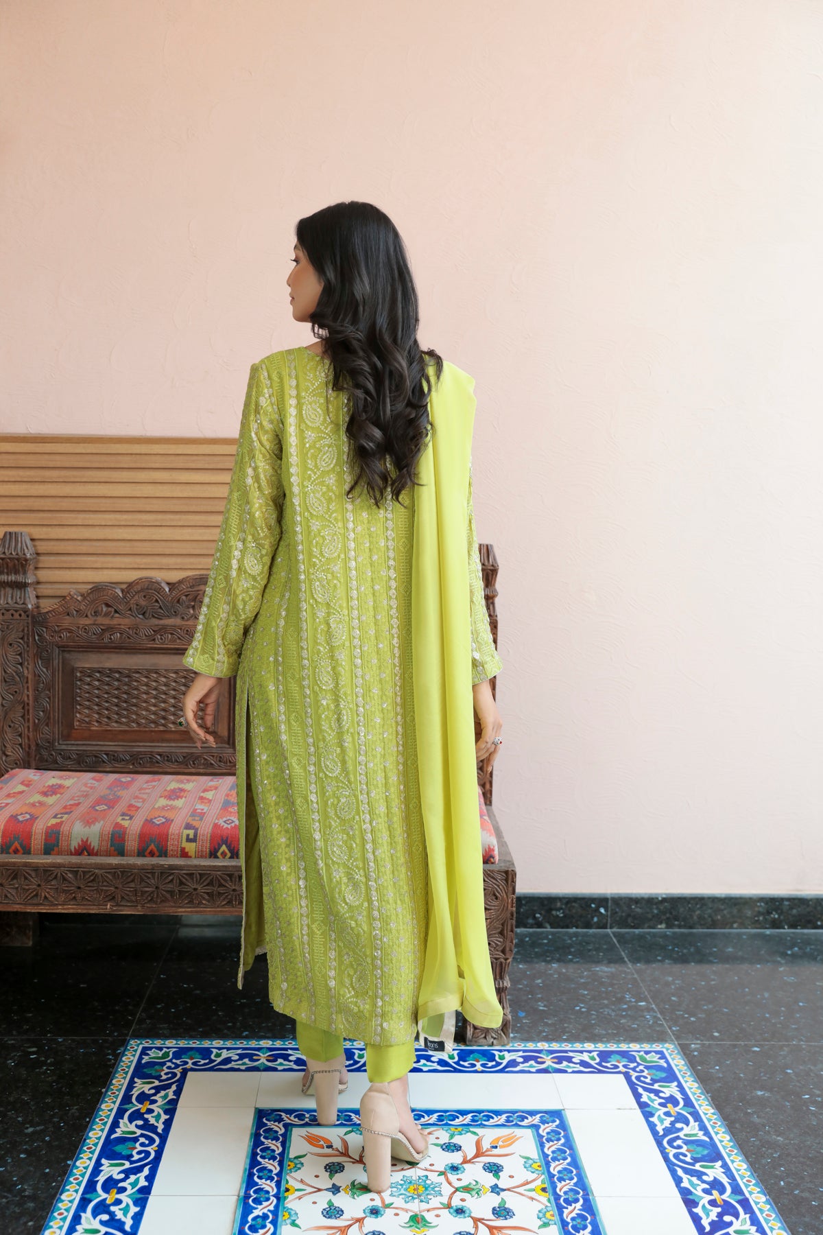Estelle 3 Piece Stitched - Javeria Zoa