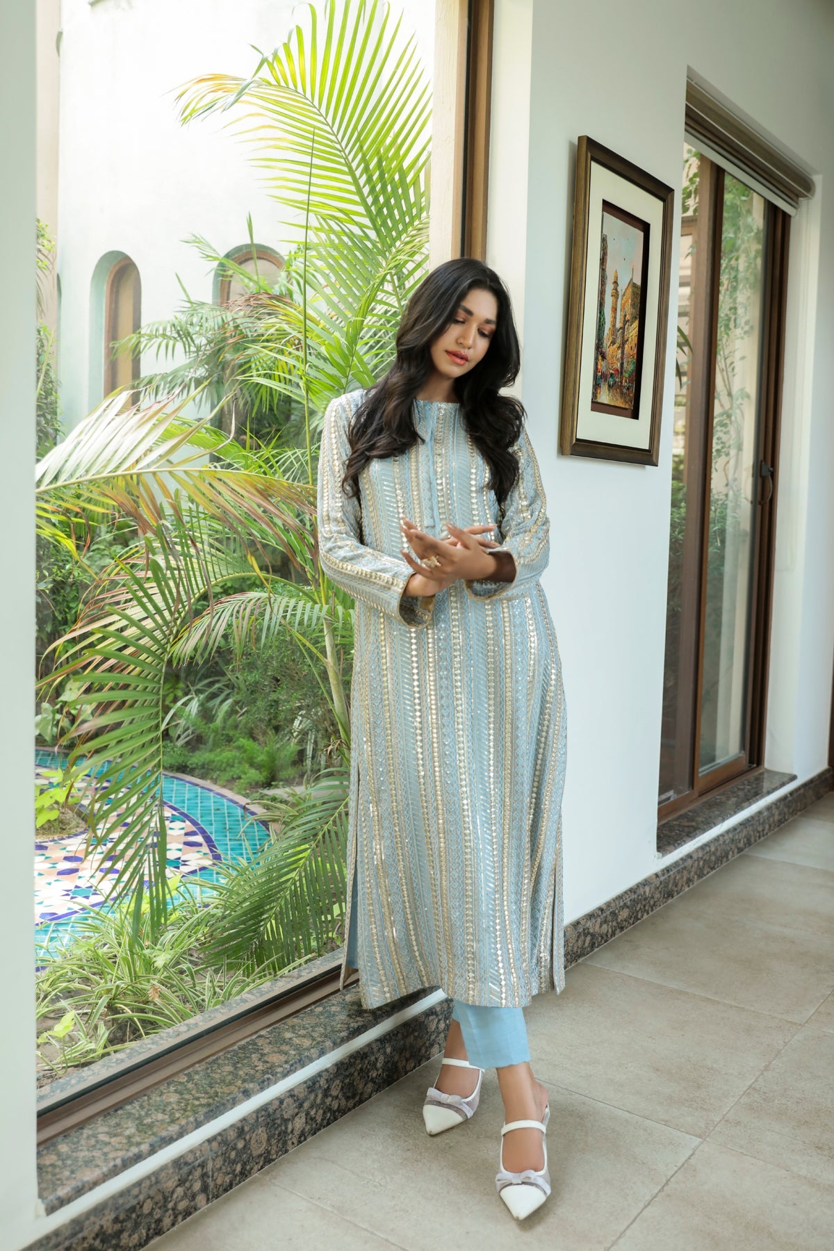 Odette 3 Piece Stitched - Javeria Zoa