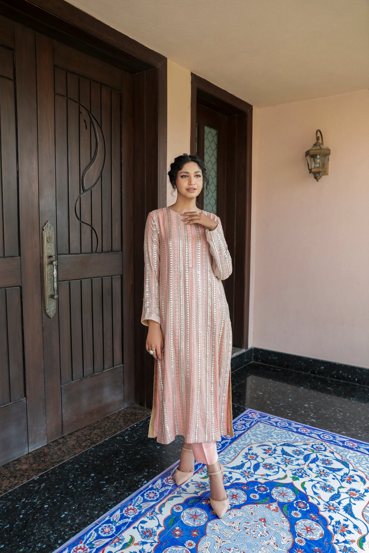 Fleur 3 Piece Stitched - Javeria Zoa
