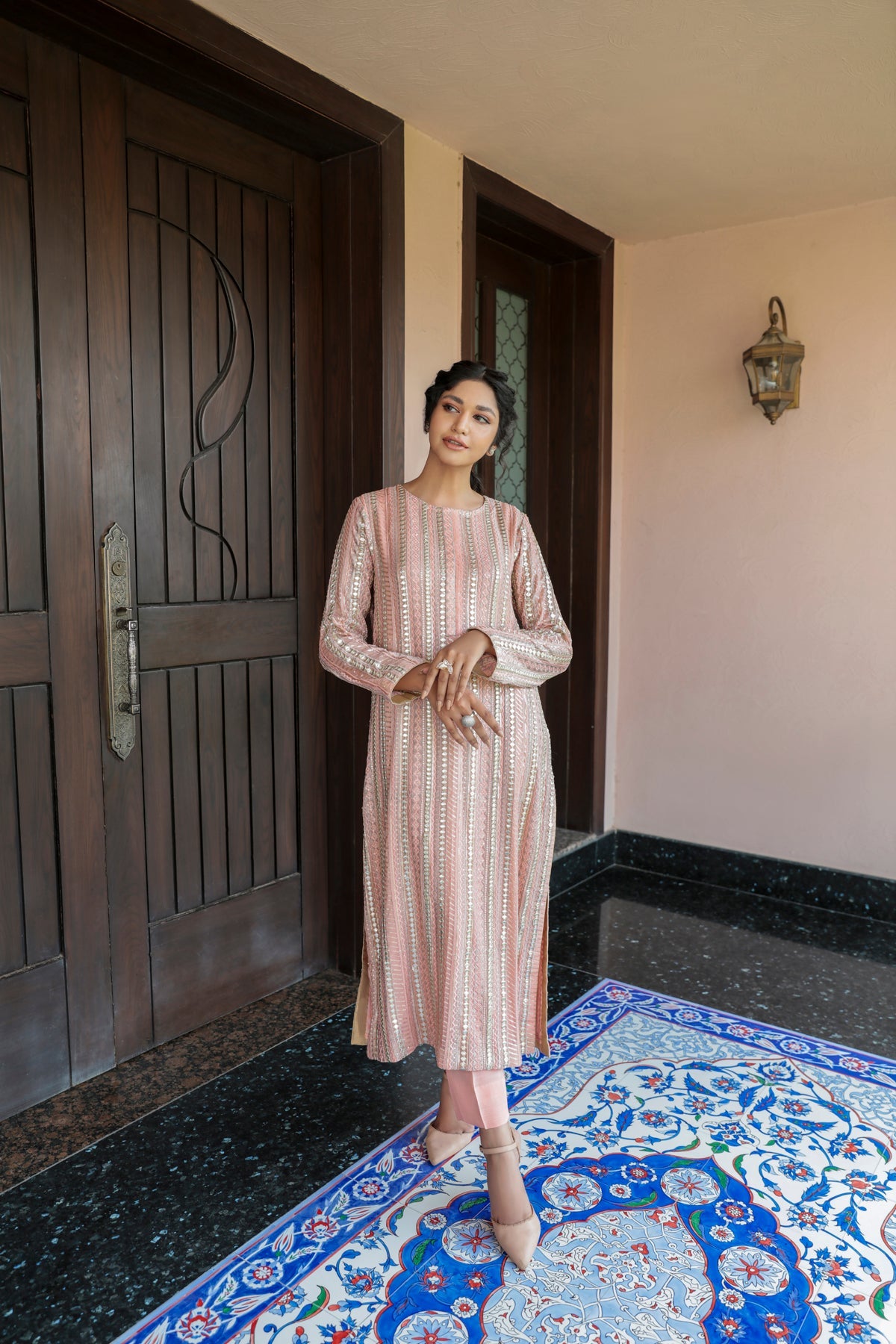 Fleur 3 Piece Stitched - Javeria Zoa