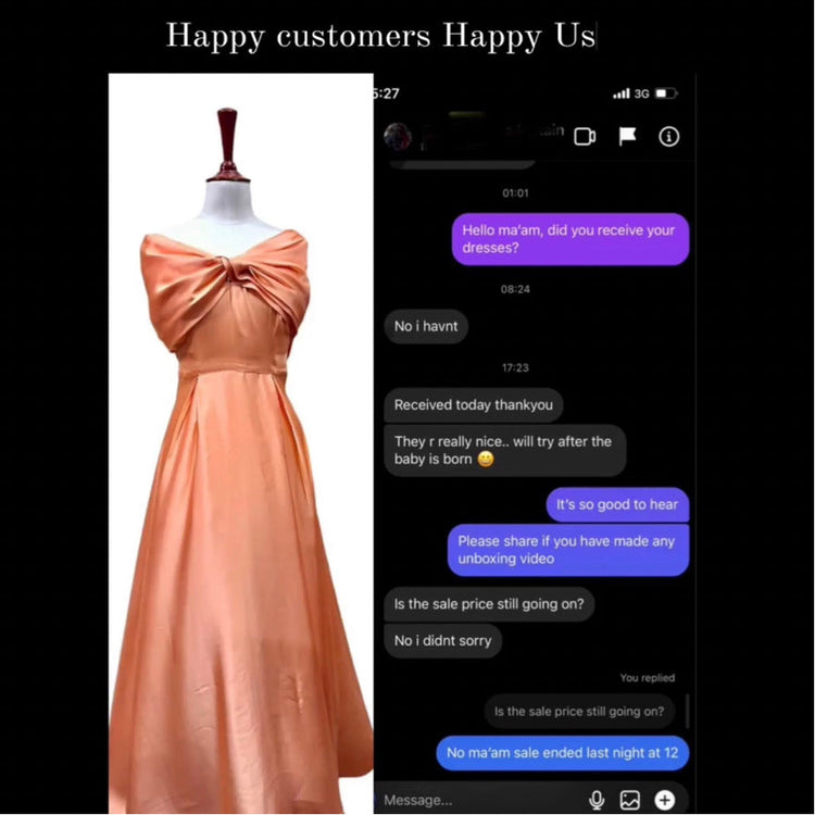 Off-Shoulder Butterfly Dress - SYAH