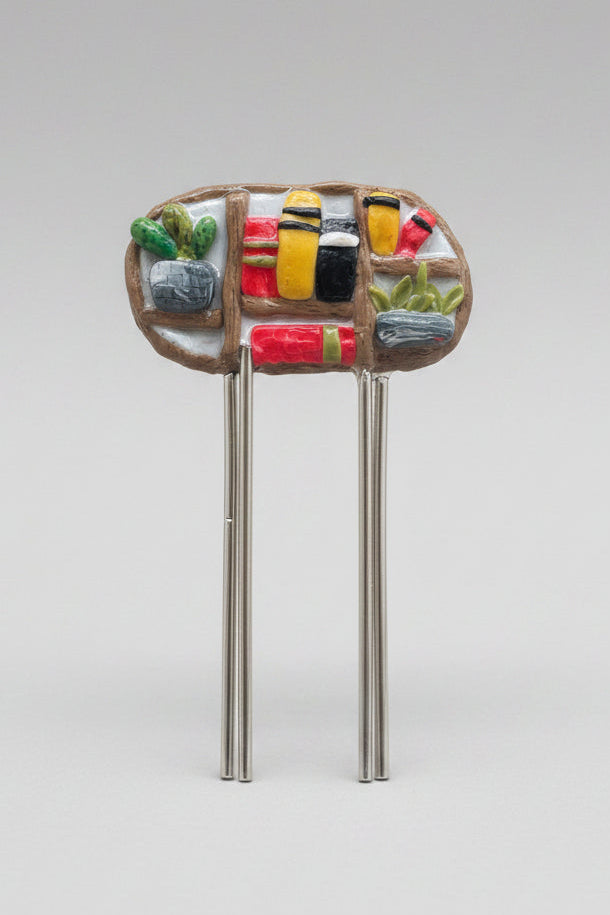 Bookshelf Bookmark / Paper Holder - Clay Boutique