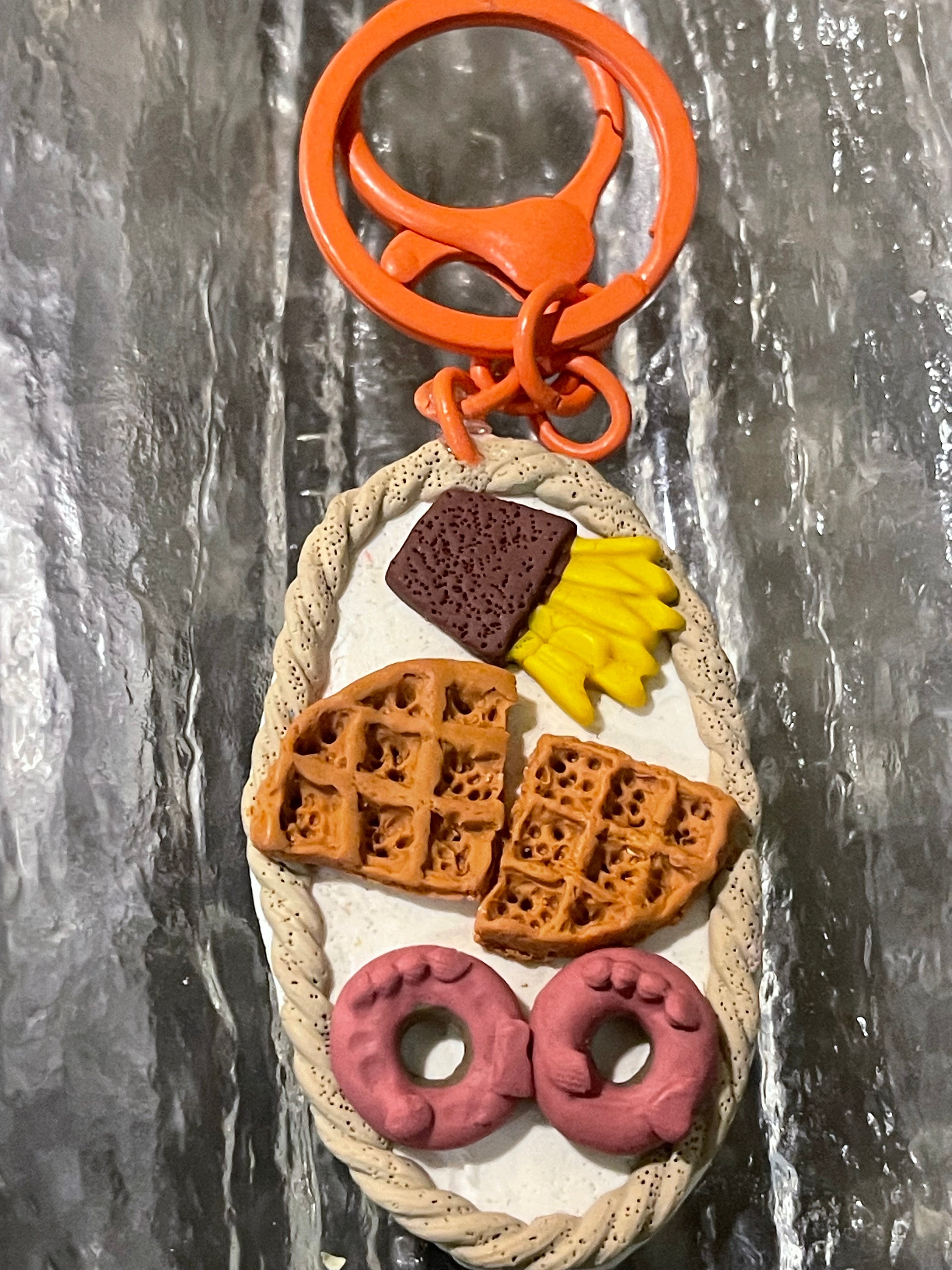 Foodie Clay Keychains - Clay Boutique