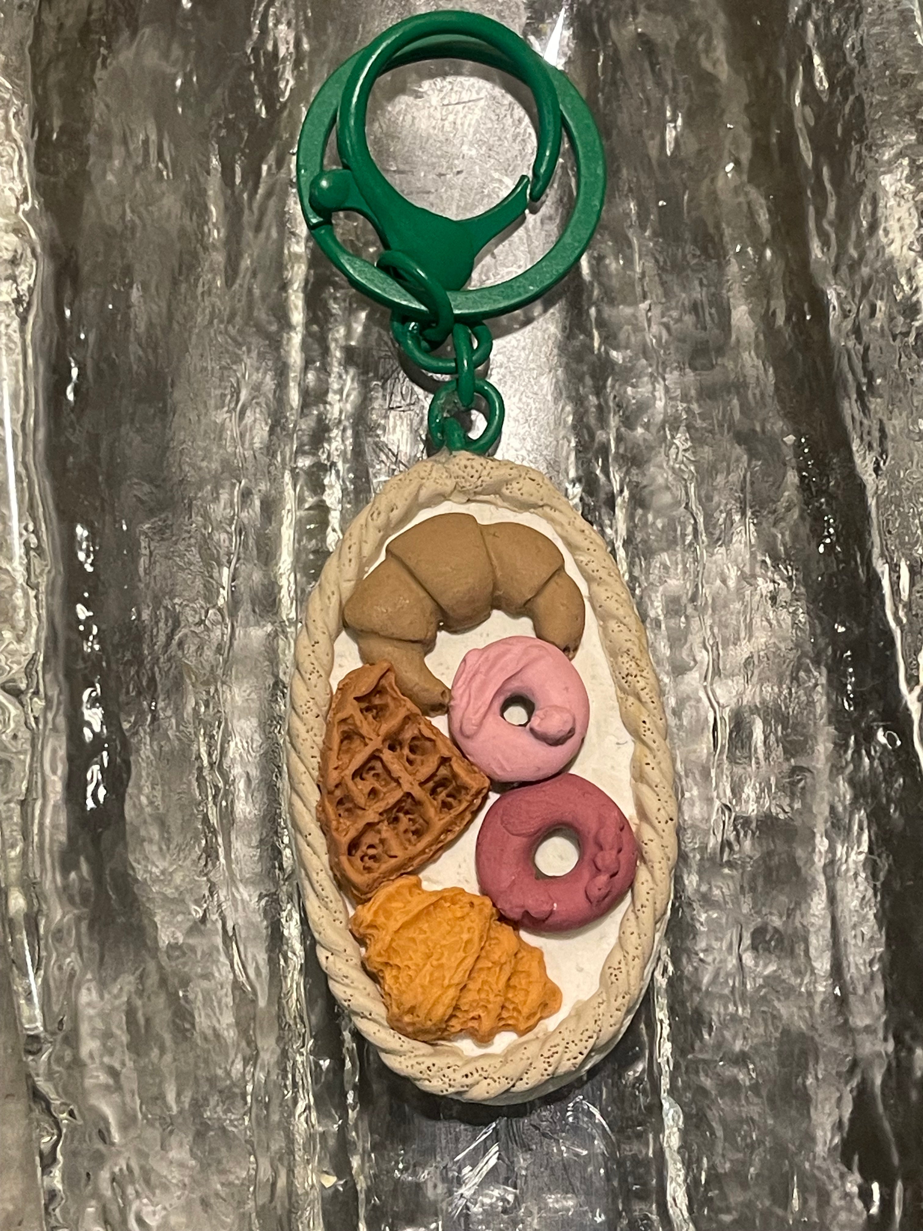 Foodie Clay Keychains - Clay Boutique