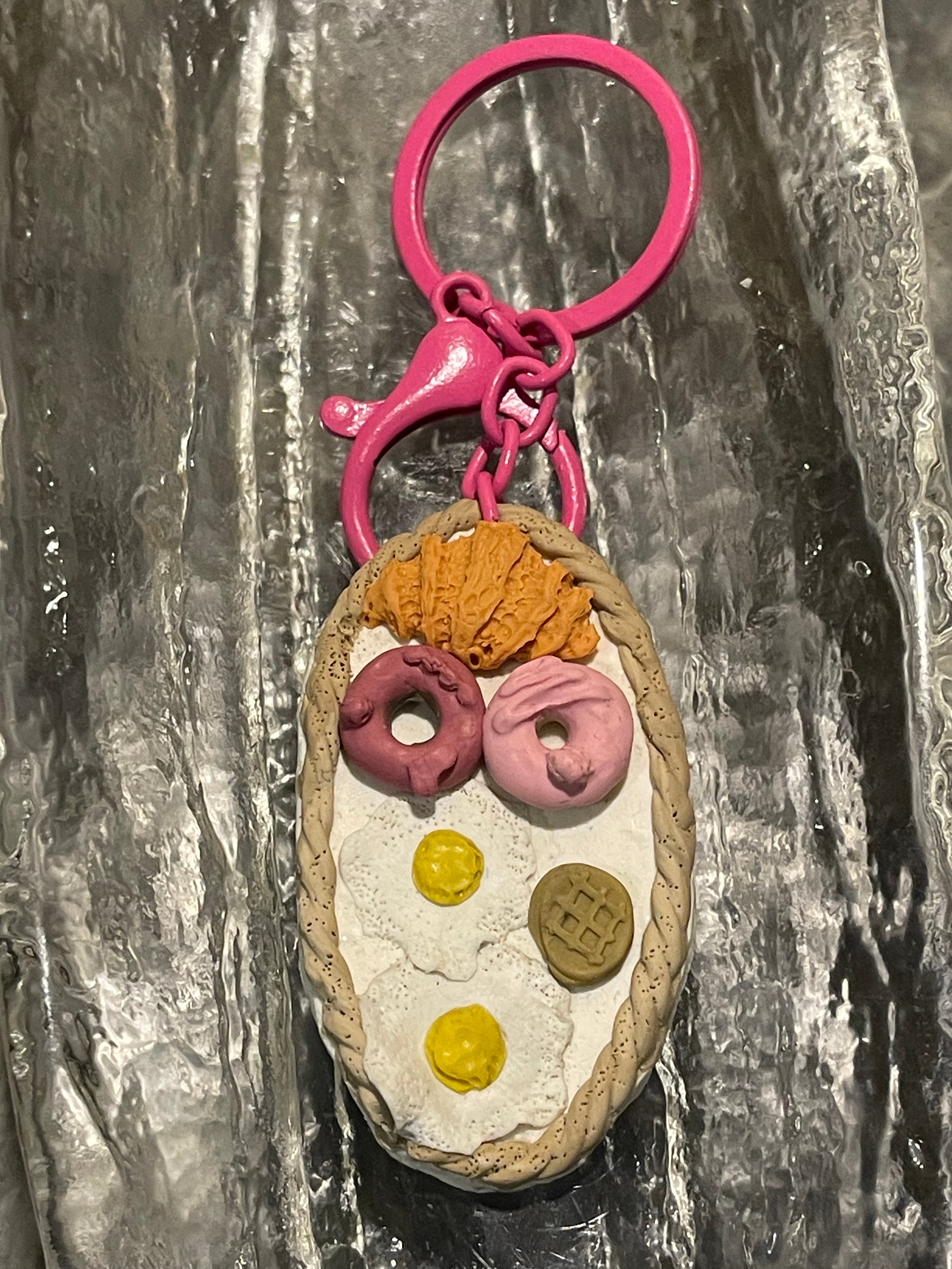 Foodie Clay Keychains - Clay Boutique