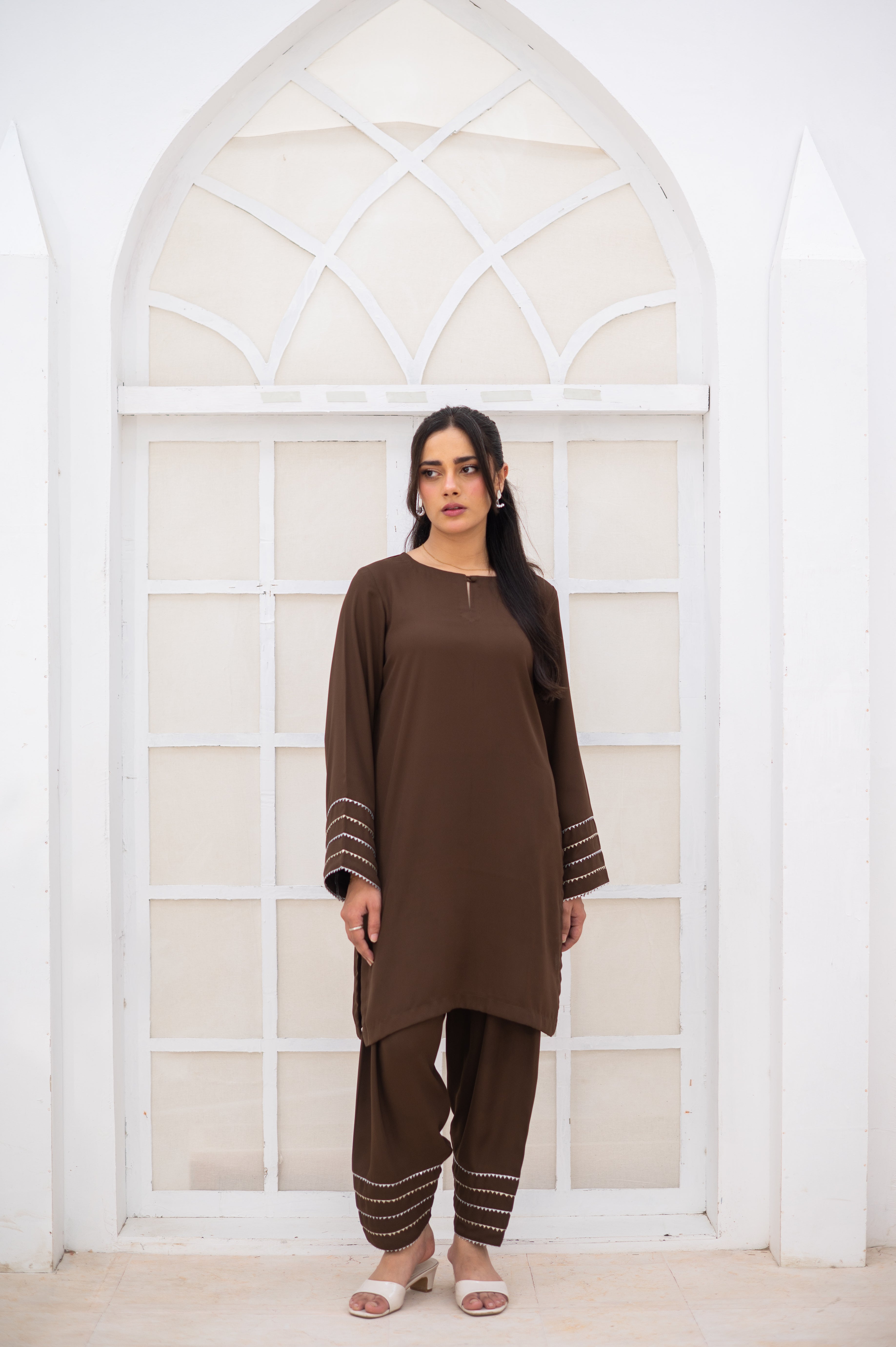 Brown Co-Ord Set - Zauk Store
