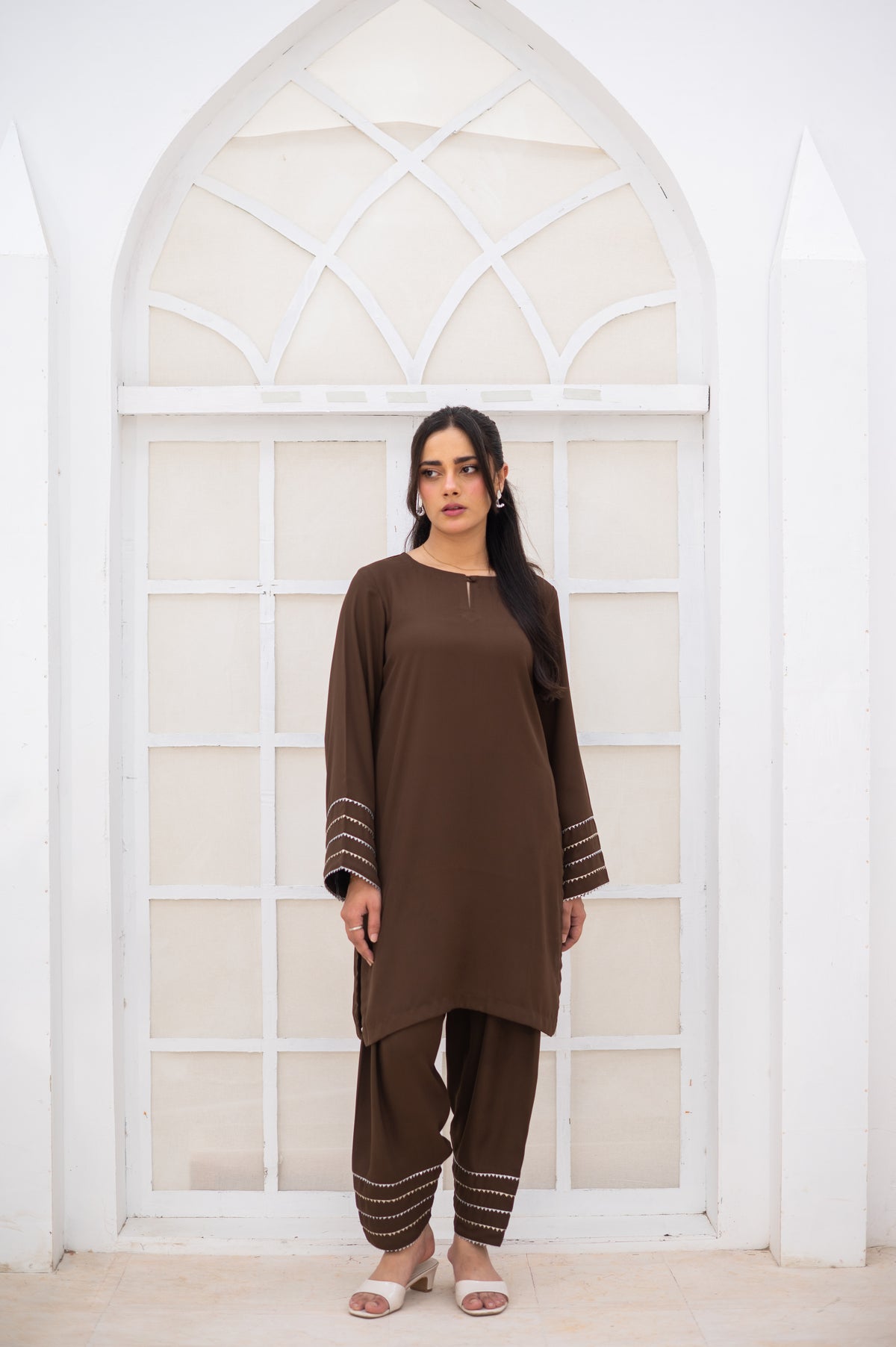 Brown Co-Ord Set - ZAUK STORE
