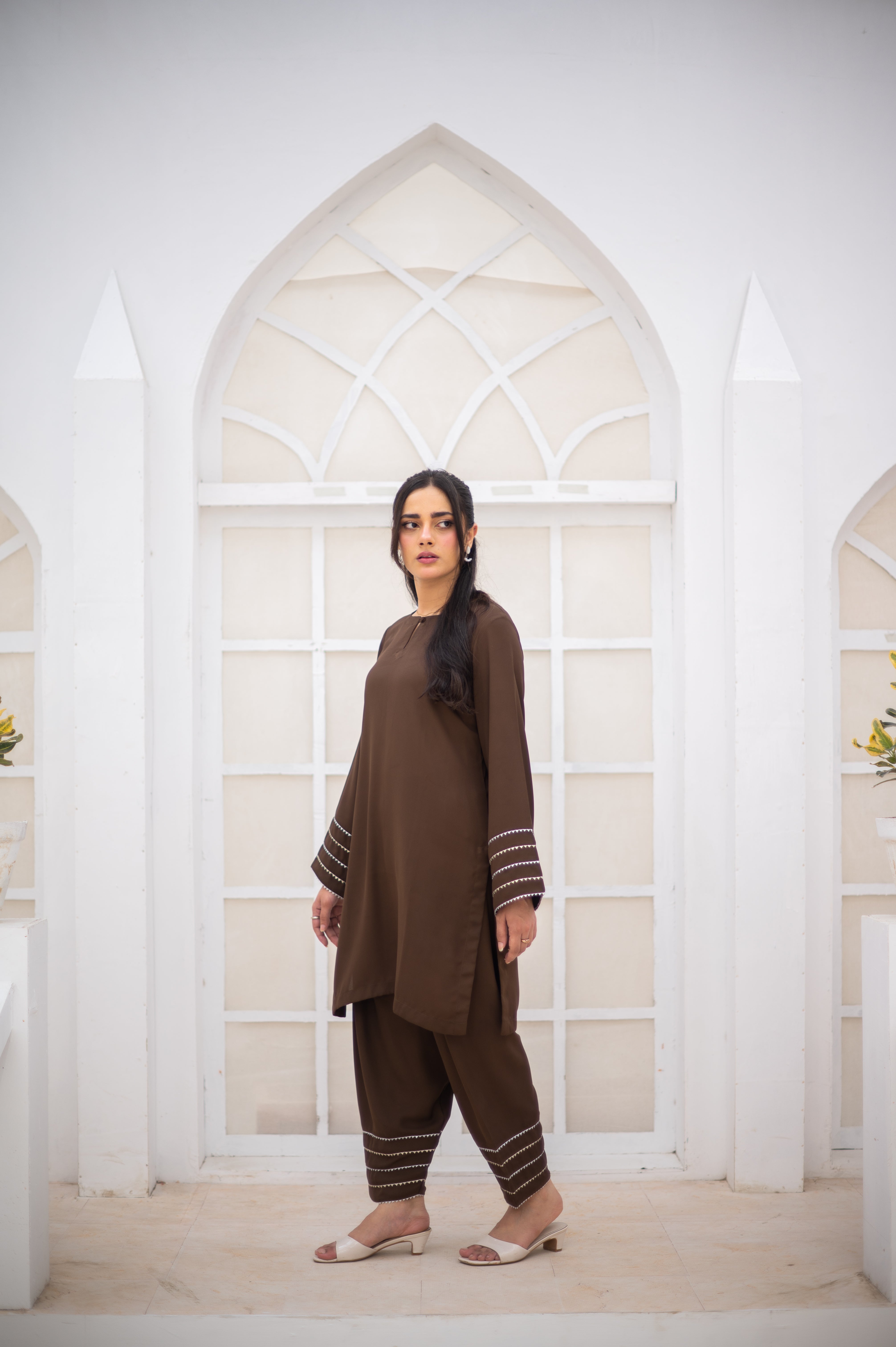 Brown Co-Ord Set - Zauk Store