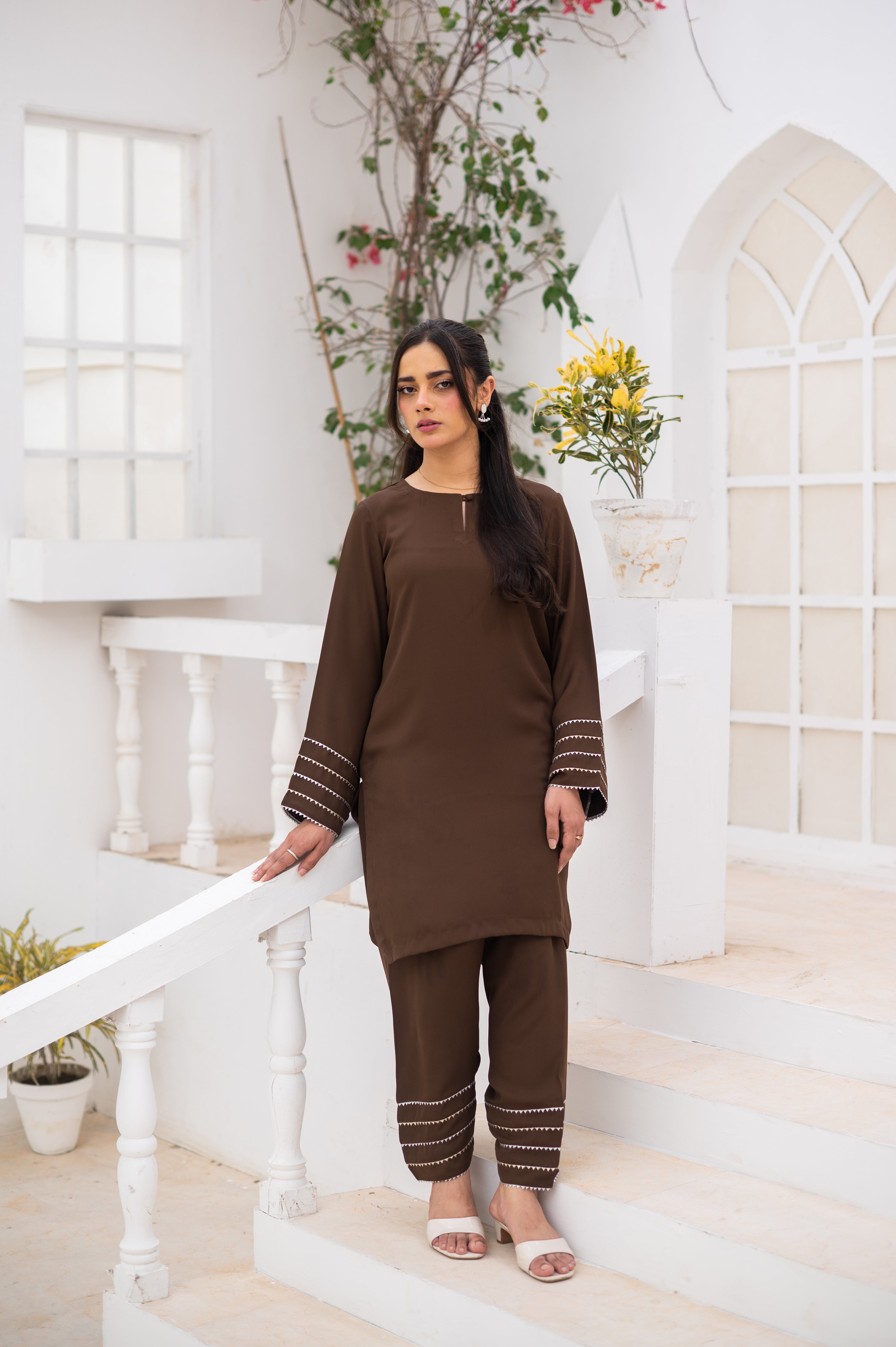 Brown Co-Ord Set - Zauk Store