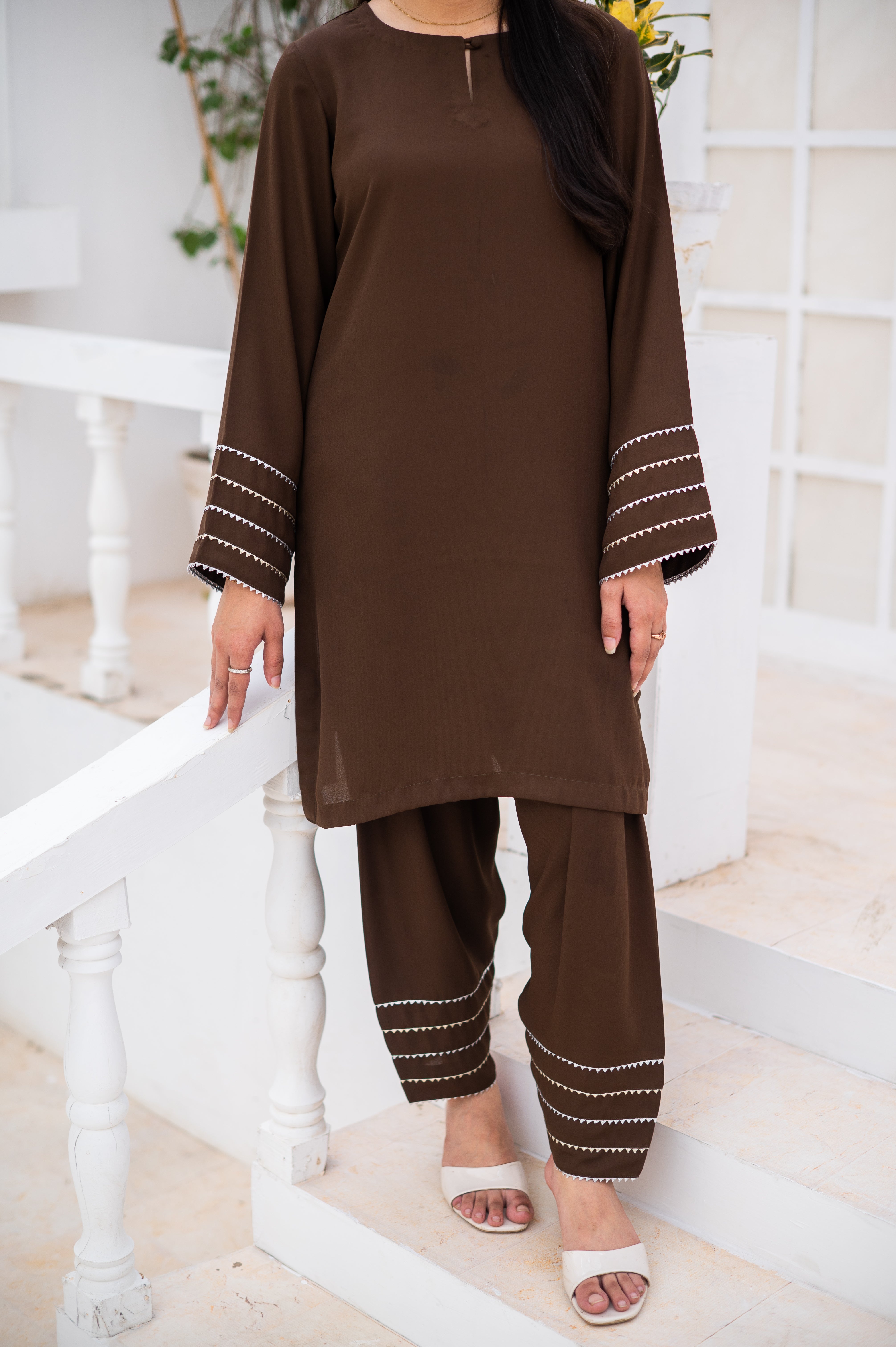 Brown Co-Ord Set - Zauk Store