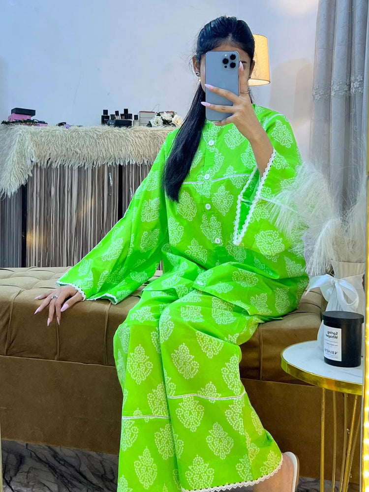 2 Piece Lawn Printed   Co- Ord Set