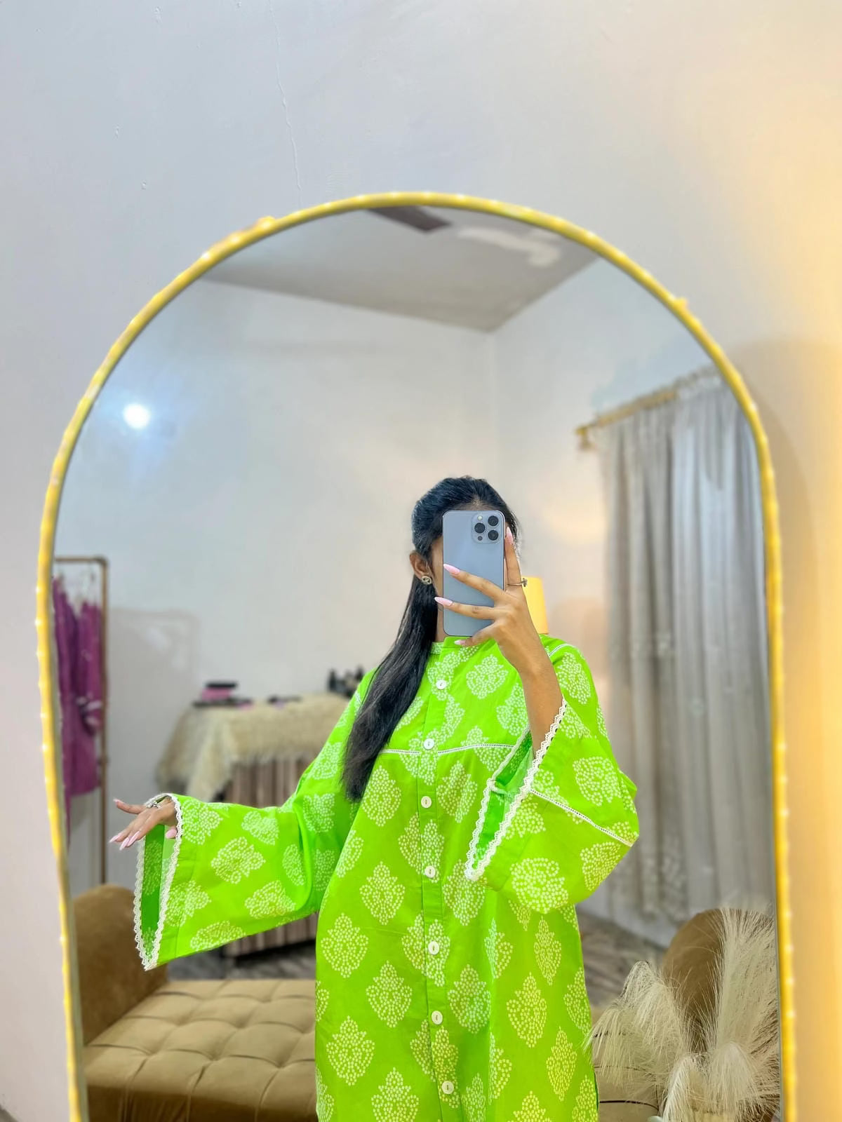 2 Piece Lawn Printed   Co- Ord Set