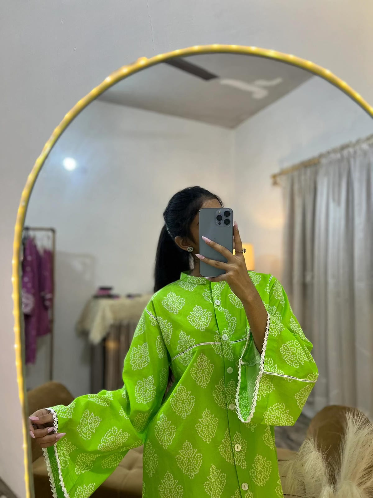 2 Piece Lawn Printed   Co- Ord Set - Urban Cut