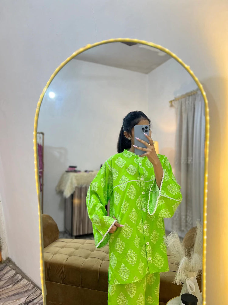2 Piece Lawn Printed   Co- Ord Set - Urban Cut