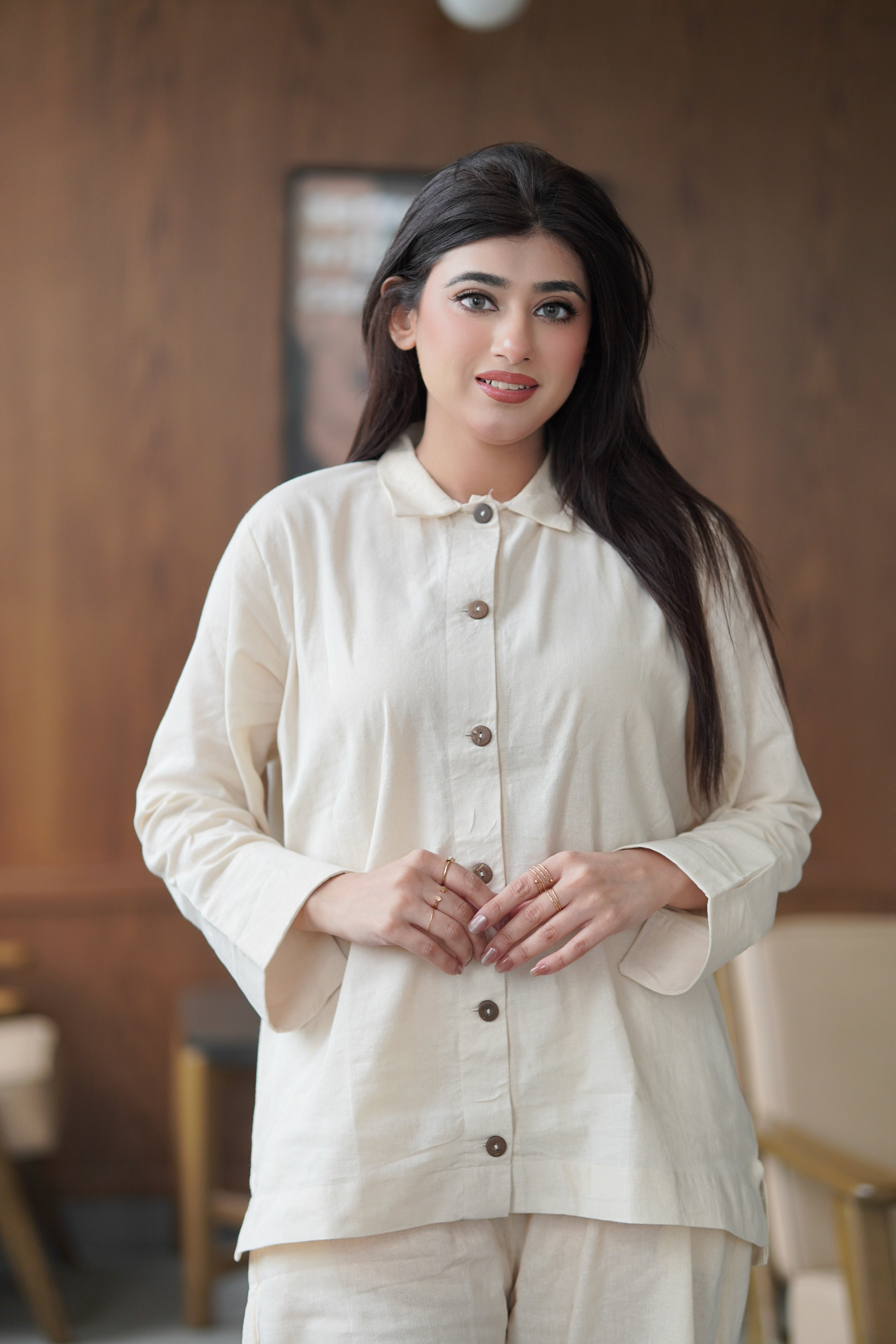 Elegant & Versatile Design Cotton Embellished Co-ord Set 2 Piece