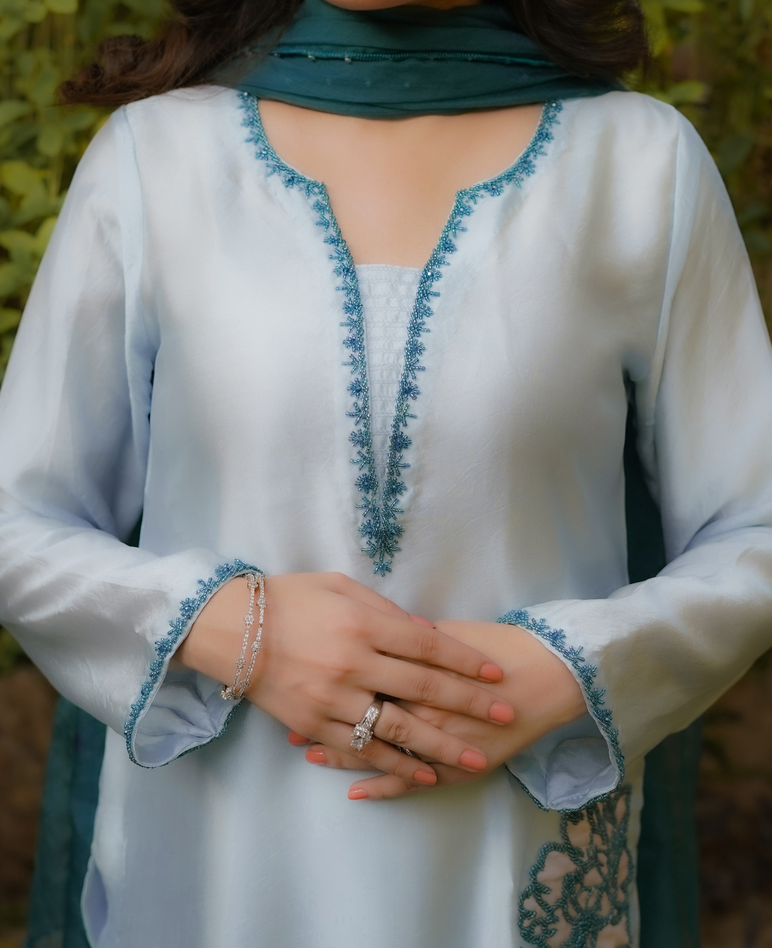 EST-004 UJALA - (Stitched 3 Piece) - SYAH