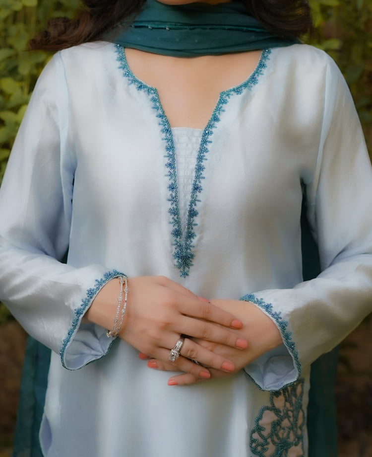 EST-004 UJALA - (Stitched 3 Piece) - SYAH