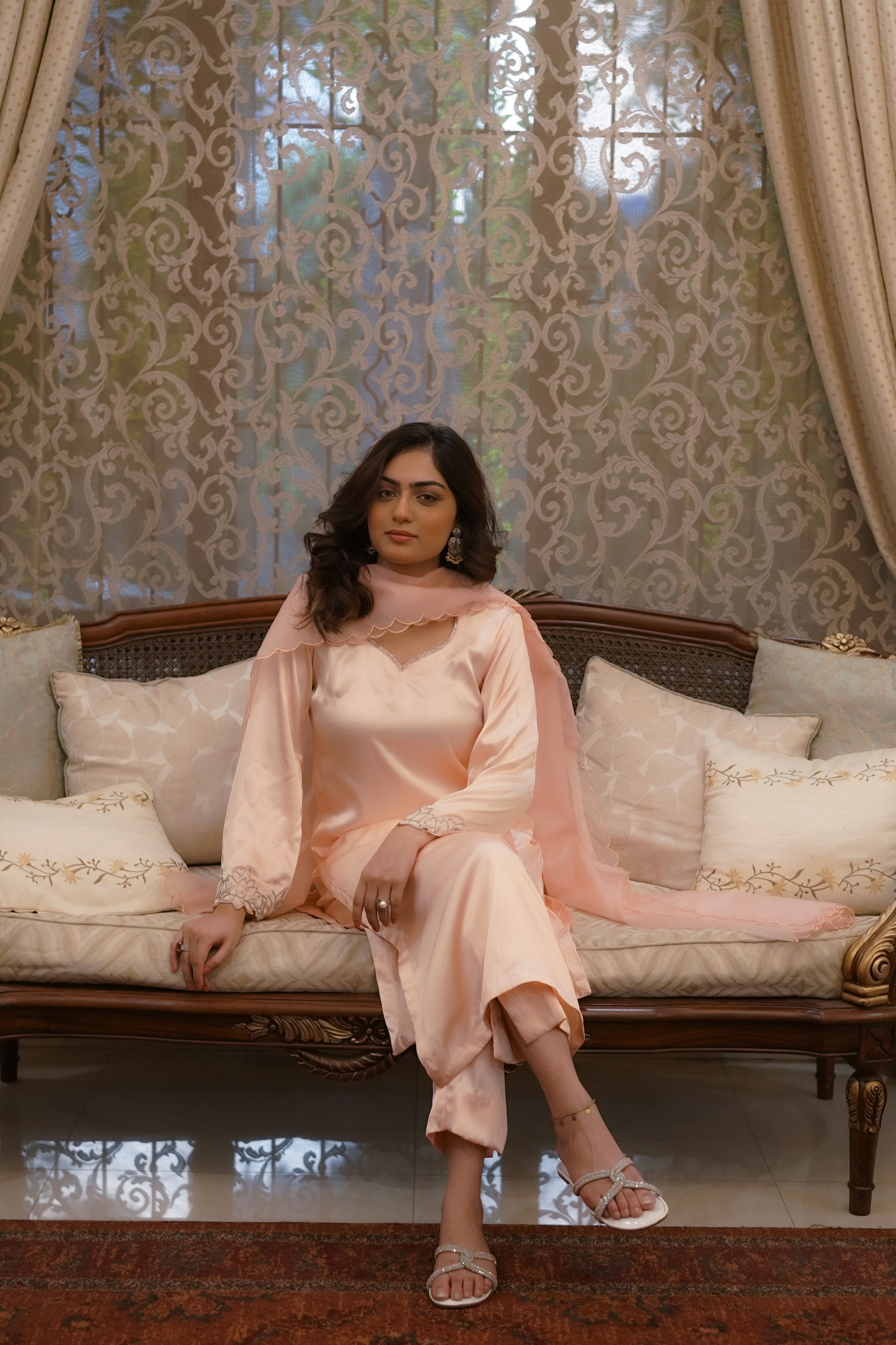 EST-001 KANWAL - (Stitched 3 Piece) - SYAH