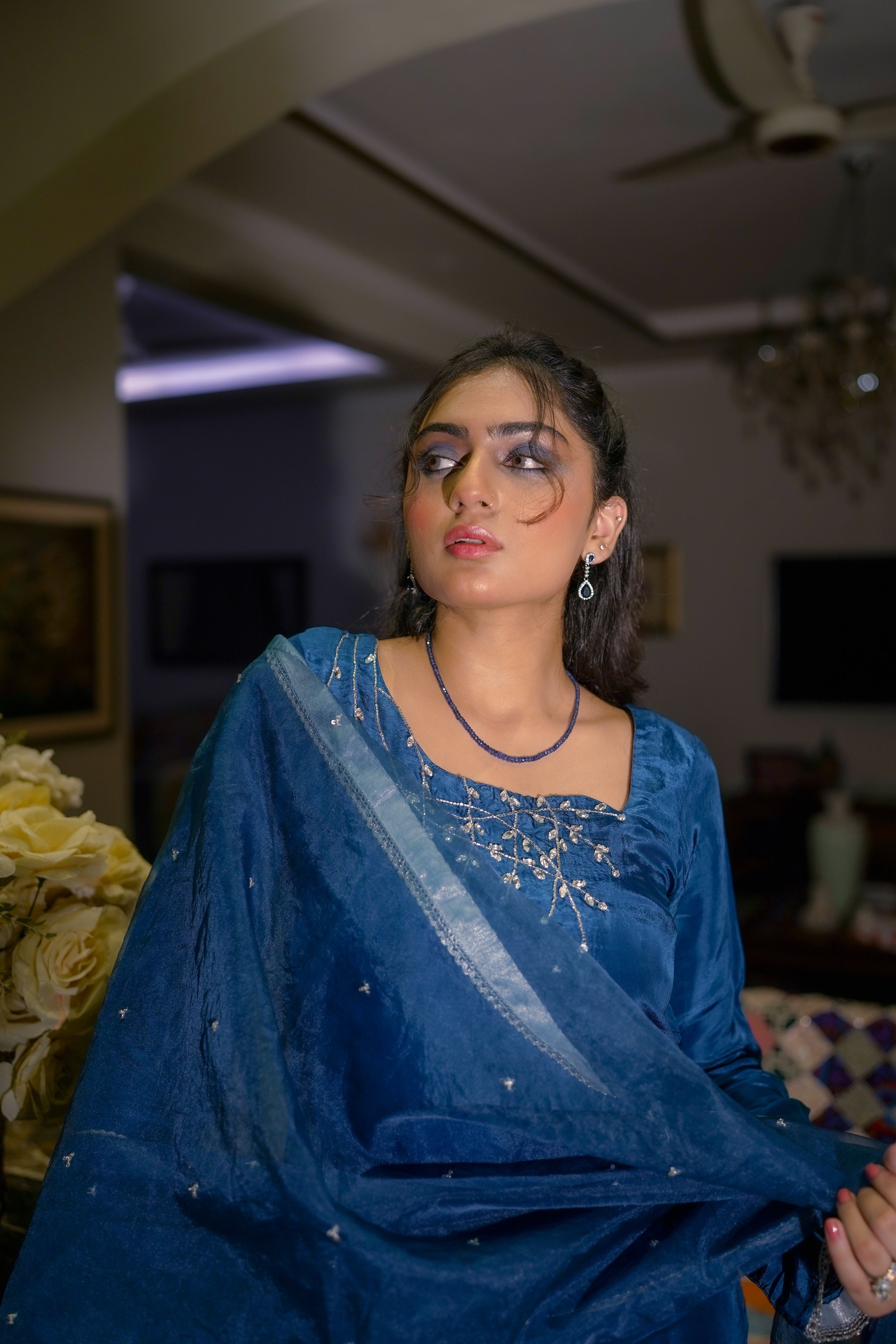 EST-002 NEELUM - (Stitched 3 Piece) - SYAH