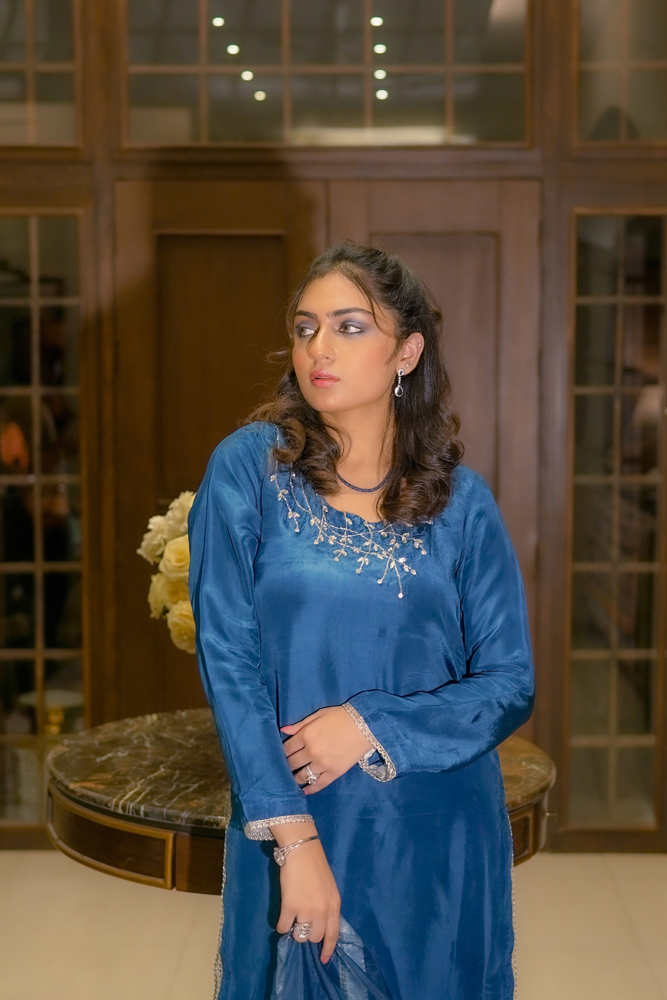 EST-002 NEELUM - (Stitched 3 Piece) - SYAH