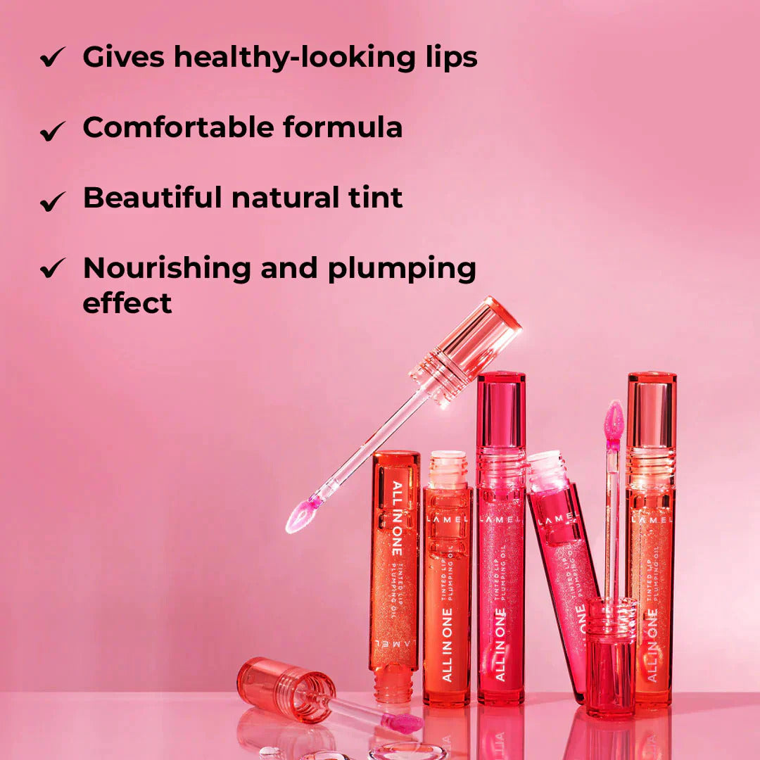 LAMEL All in One Lip Tinted Plumping Oil №403 Watermelon 3ml