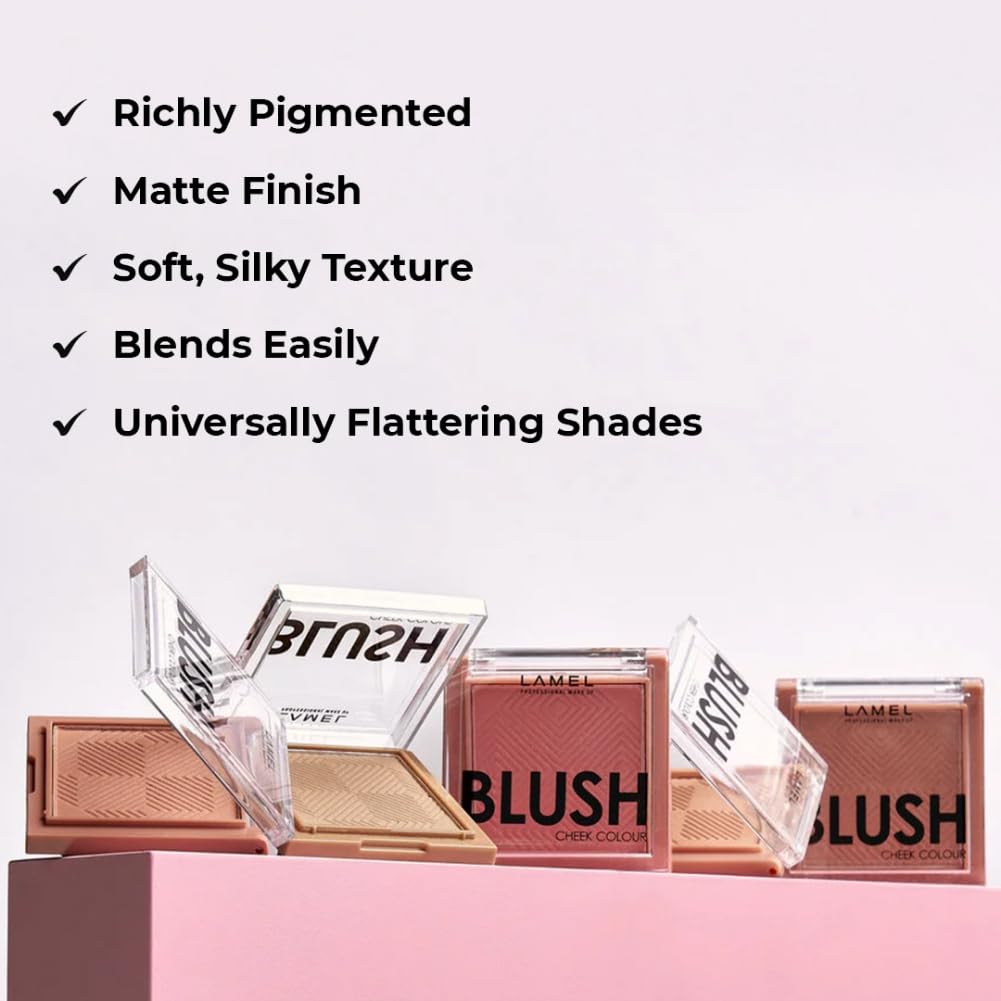 LAMEL Blush Cheek Colour №405 Pink Blossom 3.8gm