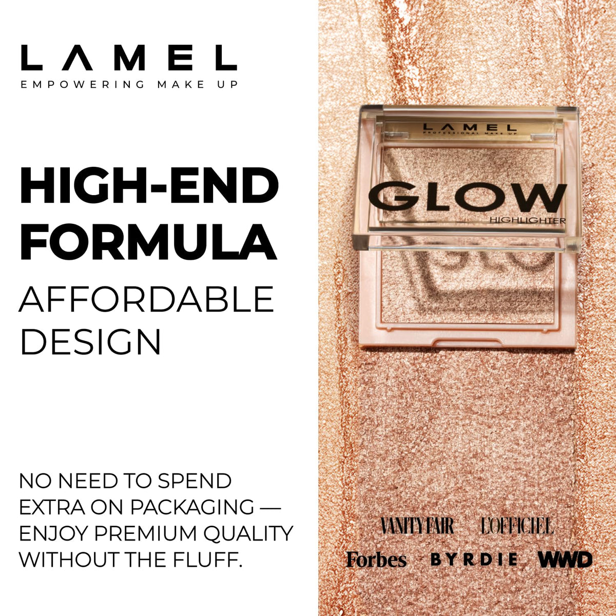 LAMEL Glow Highlighter № 402 Sun 3.8gm